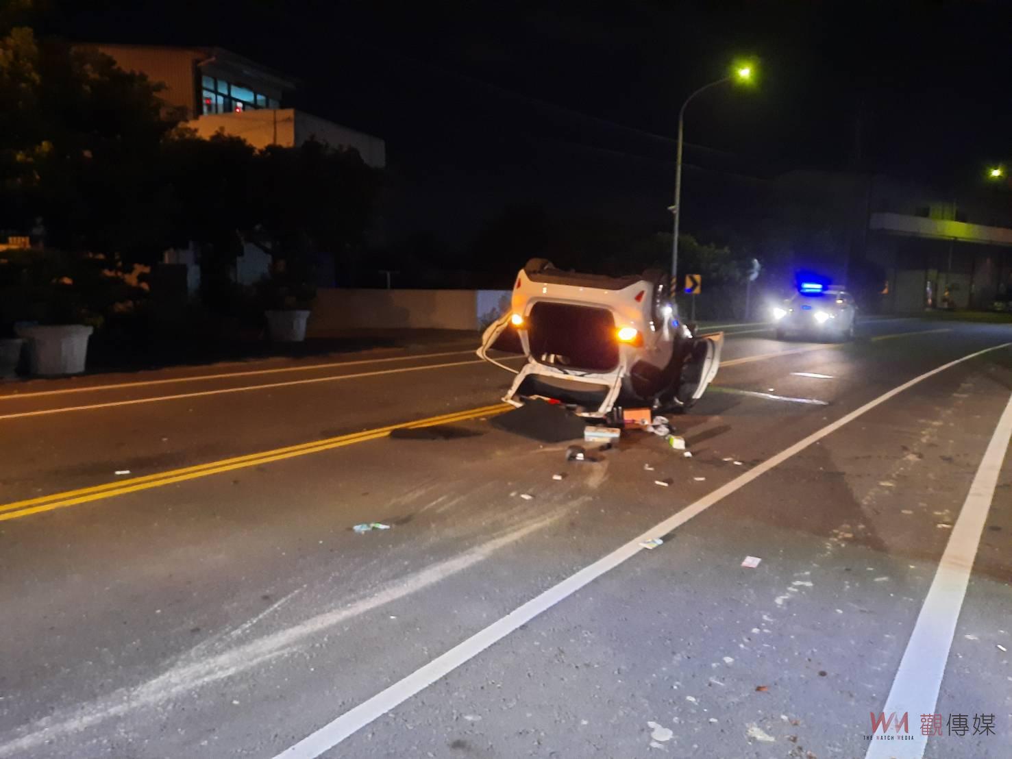 影／酒駕的代價！國產鋼砲稱號的掀背車撞變電箱　車輛噴飛還「倒頭栽」 - https://www.watchmedia01.com
