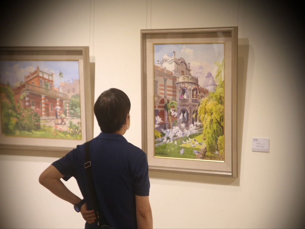 施南生古鎮百景創作展 筆繪鹿港故鄉幅幅鮮明如眼見 - https://www.watchmedia01.com