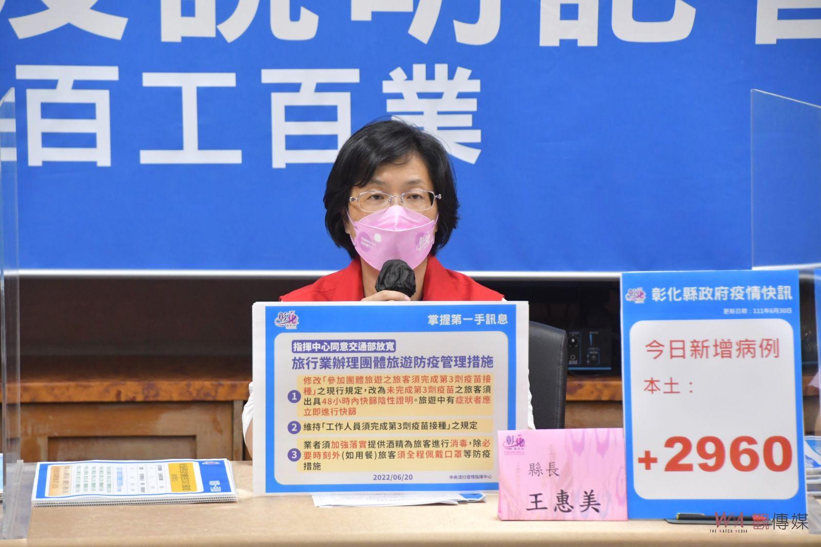 影／疫情溜滑梯了！彰化縣單日新增2,960例創一個月來新低紀錄 - https://www.watchmedia01.com