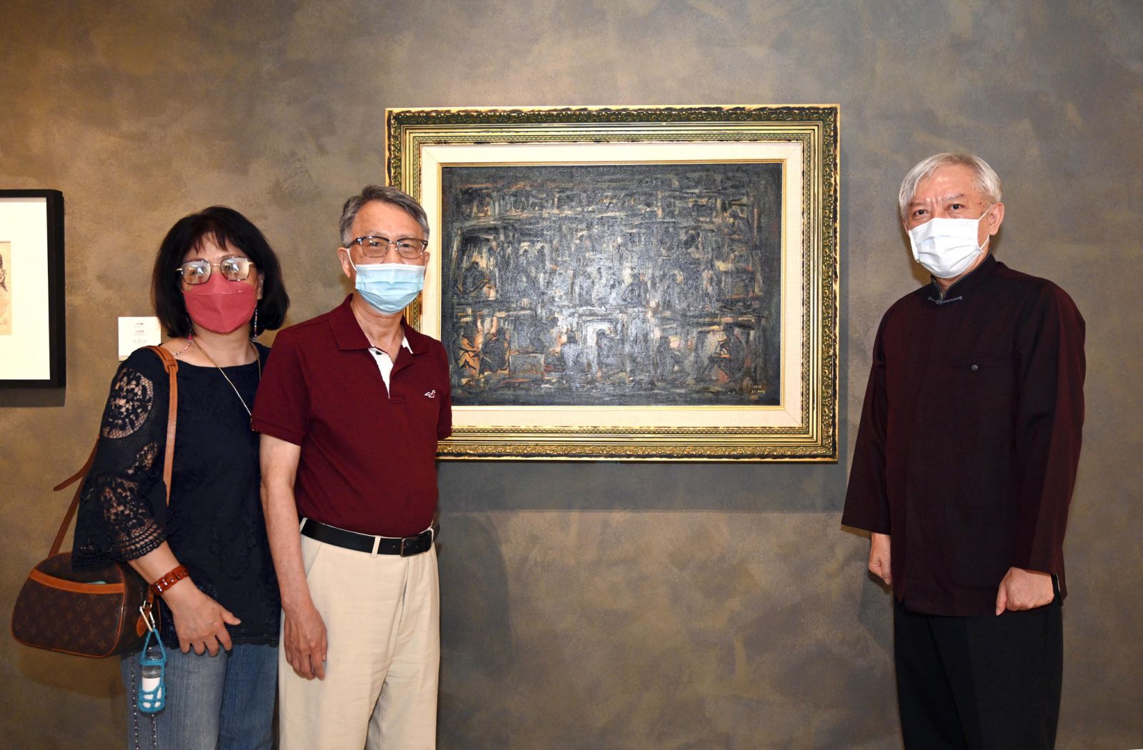 國美館梁永斐館長與前輩藝術家洪瑞麟在台家屬相見歡 - https://www.watchmedia01.com