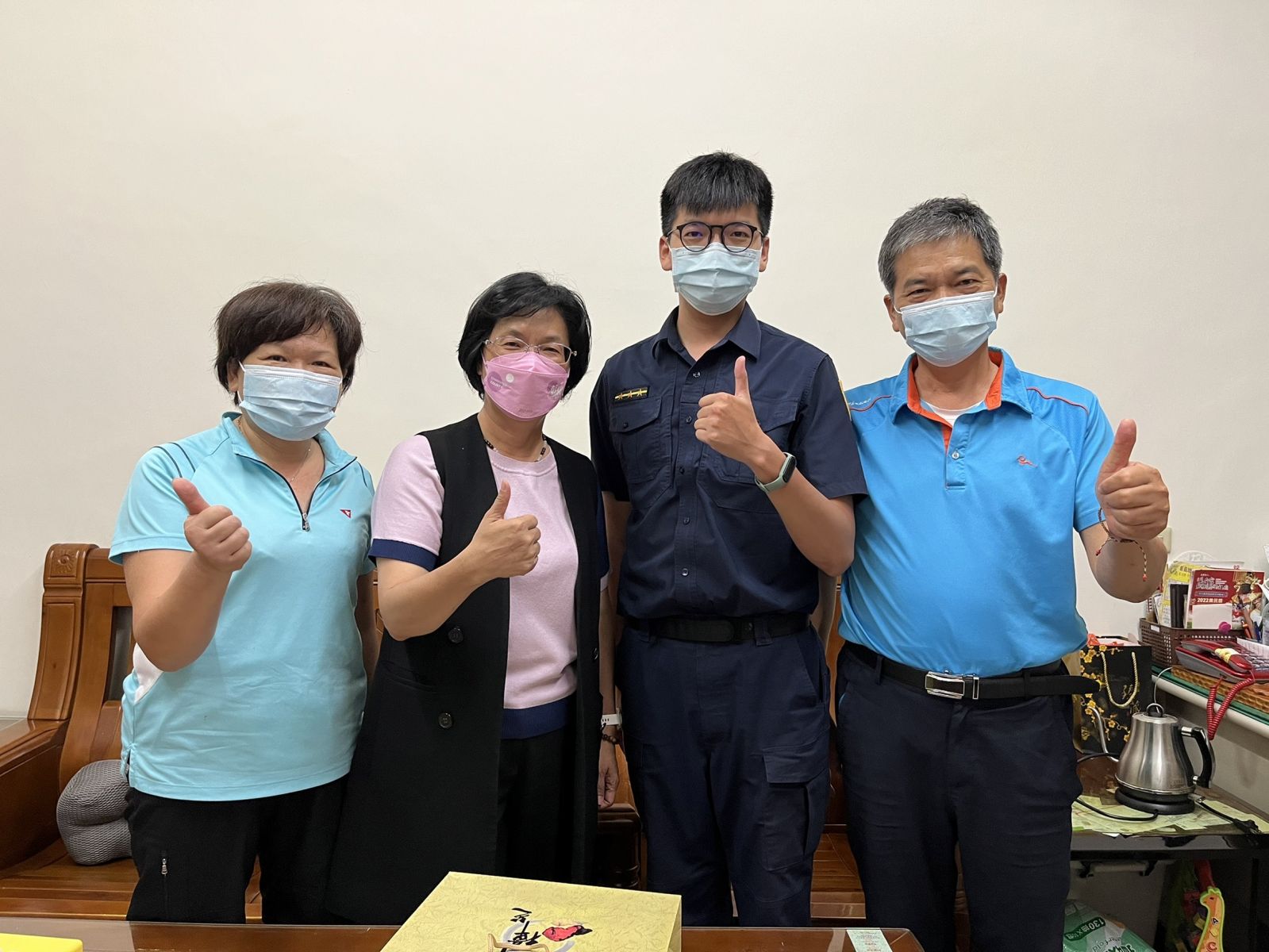 神救援！波麗士大人為確診童開道出車禍　縣長王惠美慰問受傷員警 - https://www.watchmedia01.com