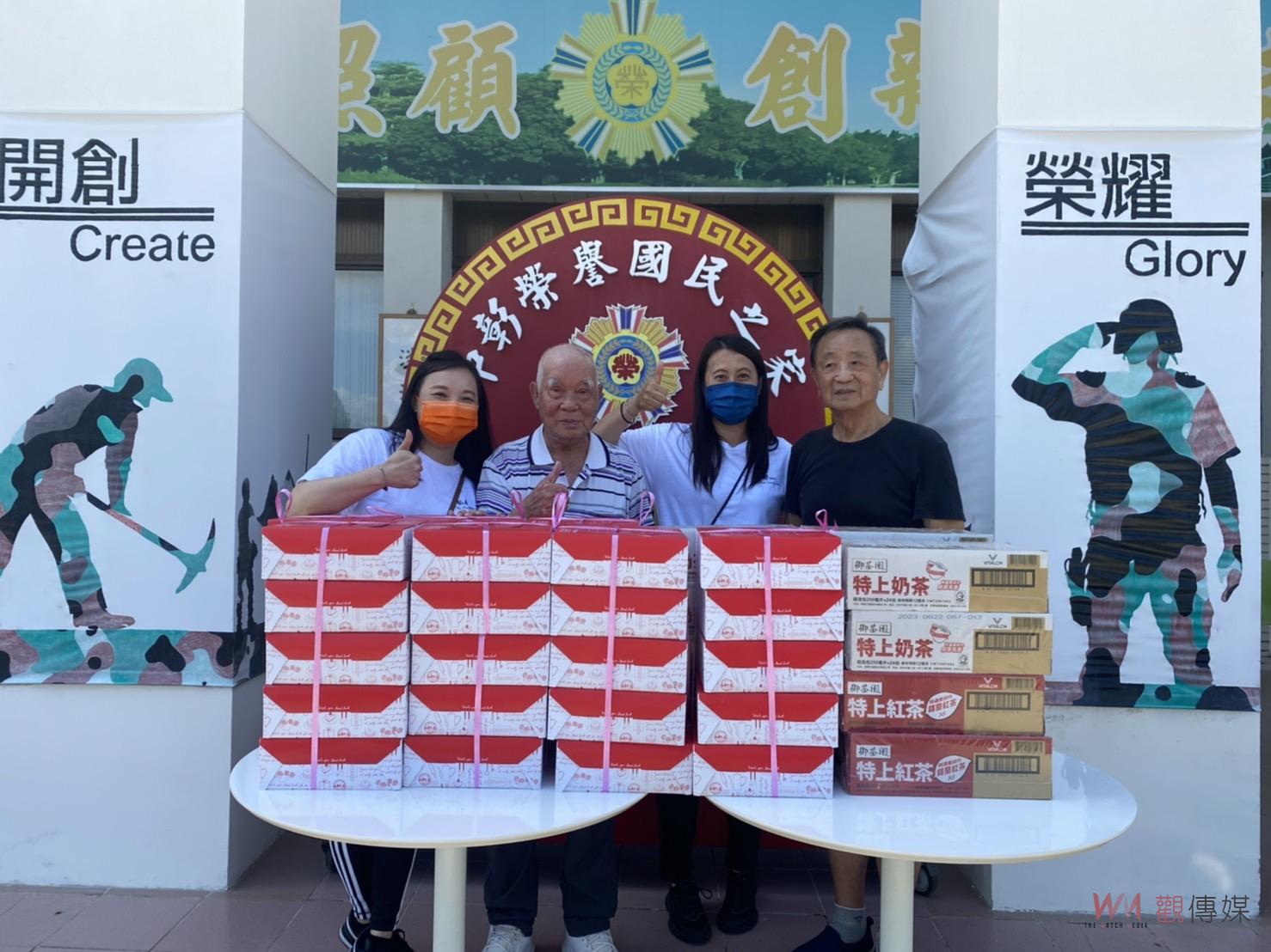 榮民是她的父親！榮眷夏美玲贈中彰榮家父親節蛋糕歡度父親節 - https://www.watchmedia01.com