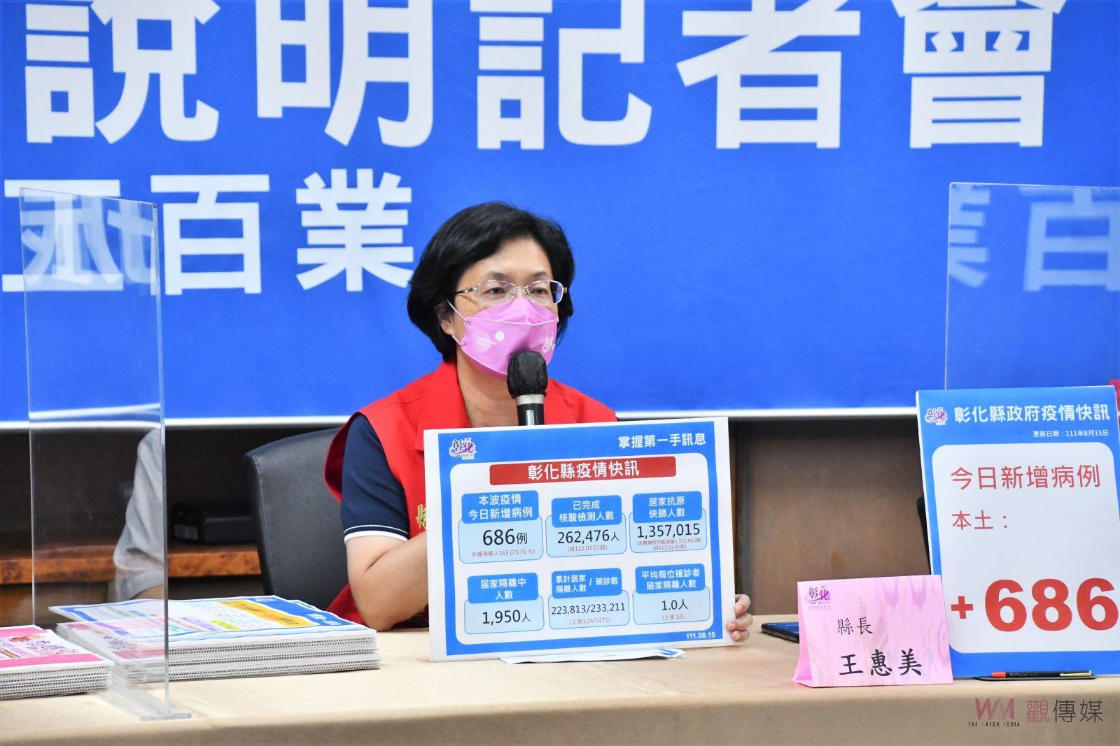 影／王惠美苦口婆心呼籲趕緊接種疫苗！彰化5歲幼童疫苗施打率不到2成 - https://www.watchmedia01.com