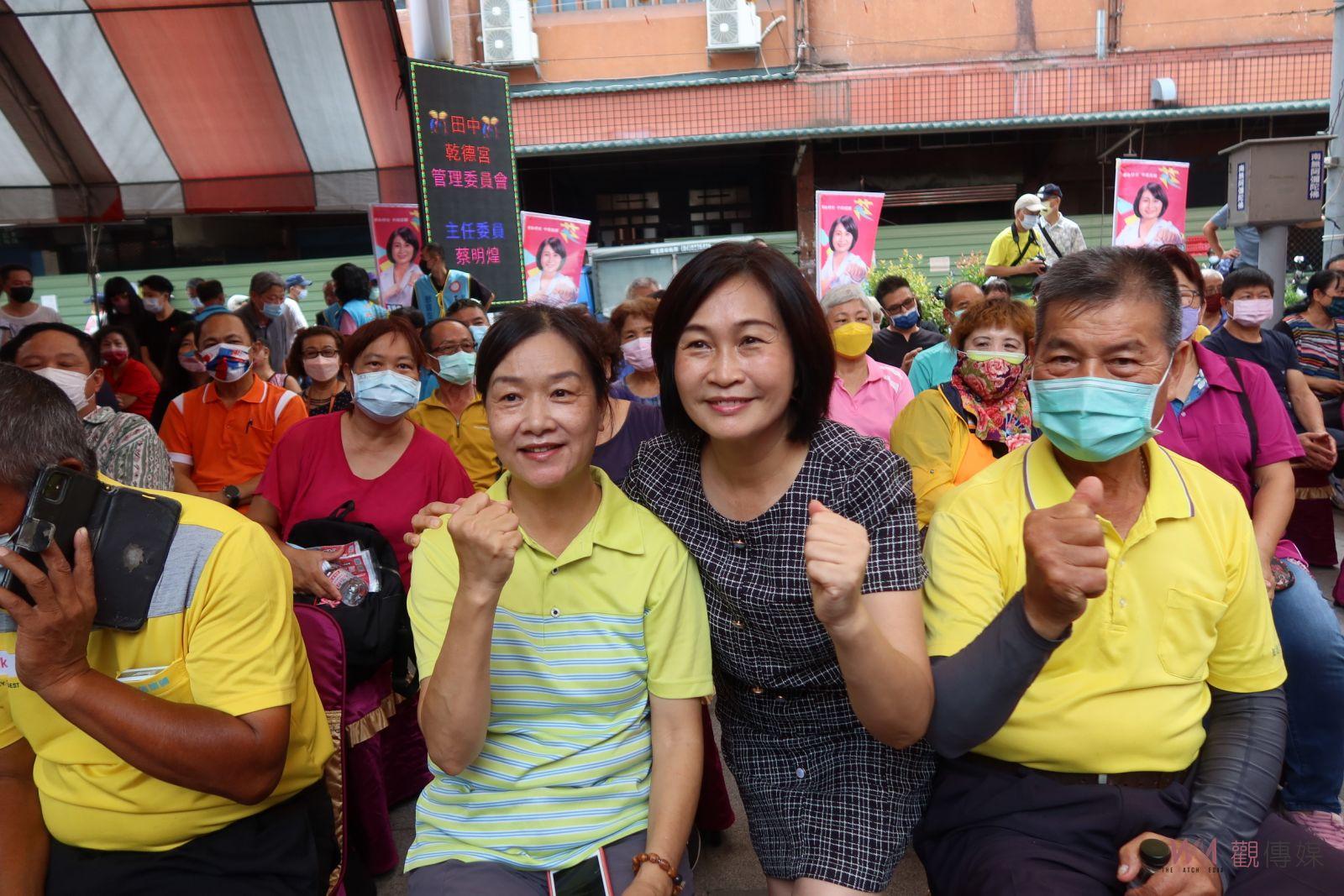 影／媽祖面前縣議員蕭淑芬宣布參選田中鎮長　二個女人的戰爭砲火猛烈！ - https://www.watchmedia01.com