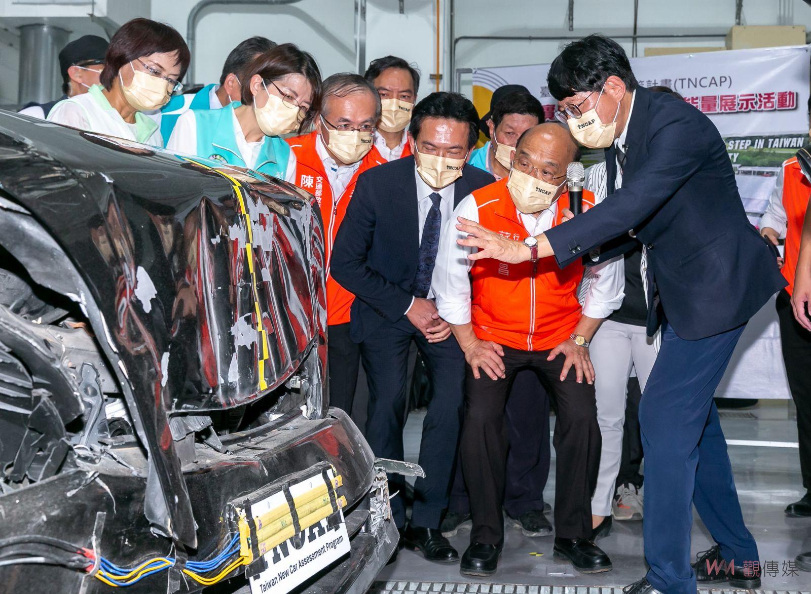影／行政院長蘇貞昌見證TNCAP實驗室落成　直擊車輛測試 - https://www.watchmedia01.com