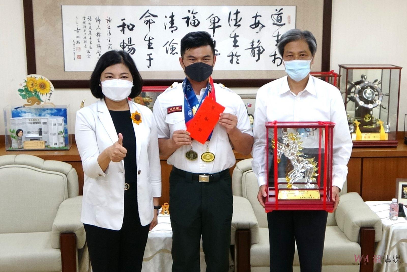 雲林奪世界警消運動會1金1銅　縣長張麗善接見奪金消防健兒 - https://www.watchmedia01.com
