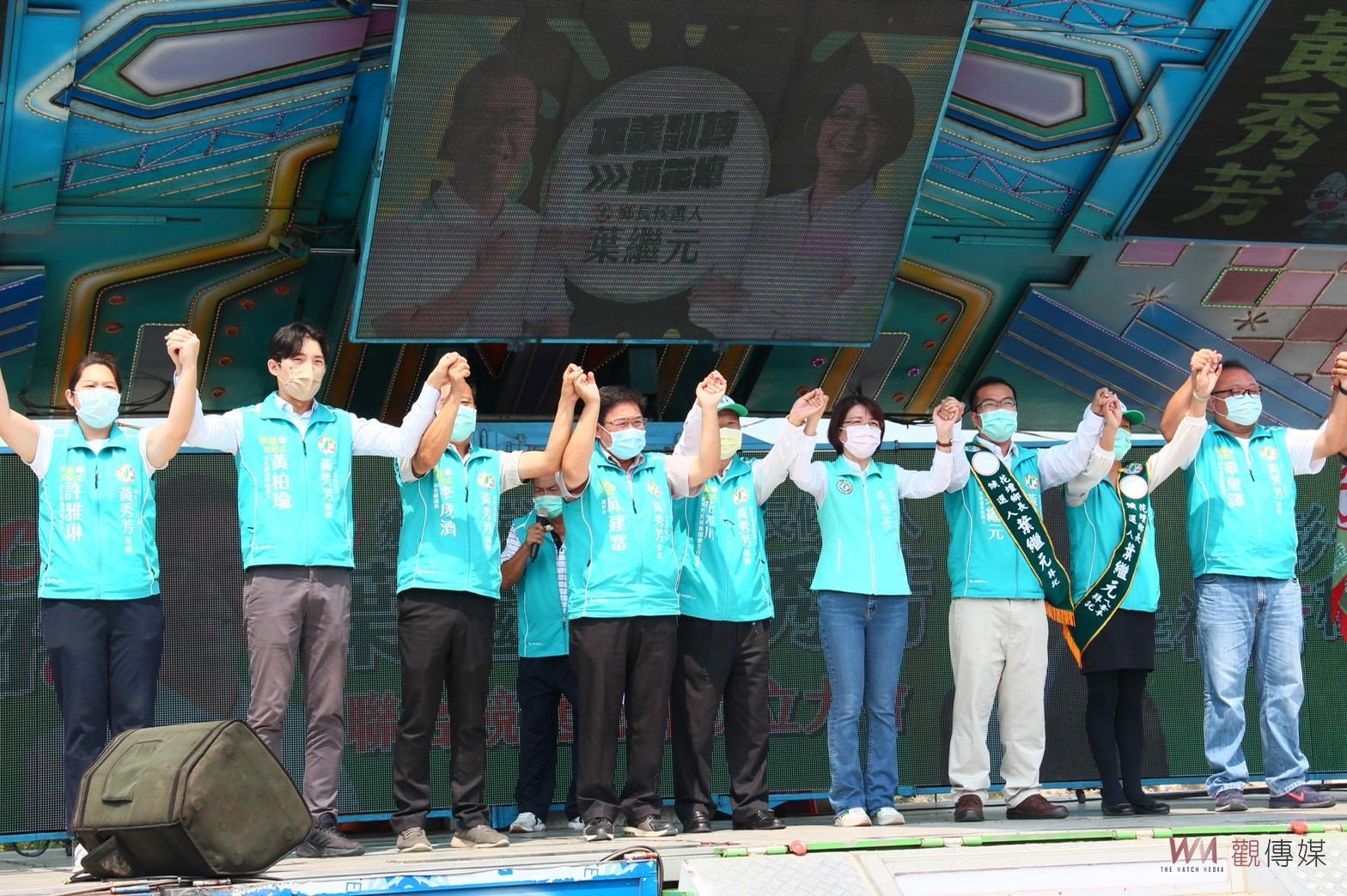 影／終結黑金！花壇鄉長候選人葉繼元總部成立不披彩帶披掛防彈衣！ - https://www.watchmedia01.com