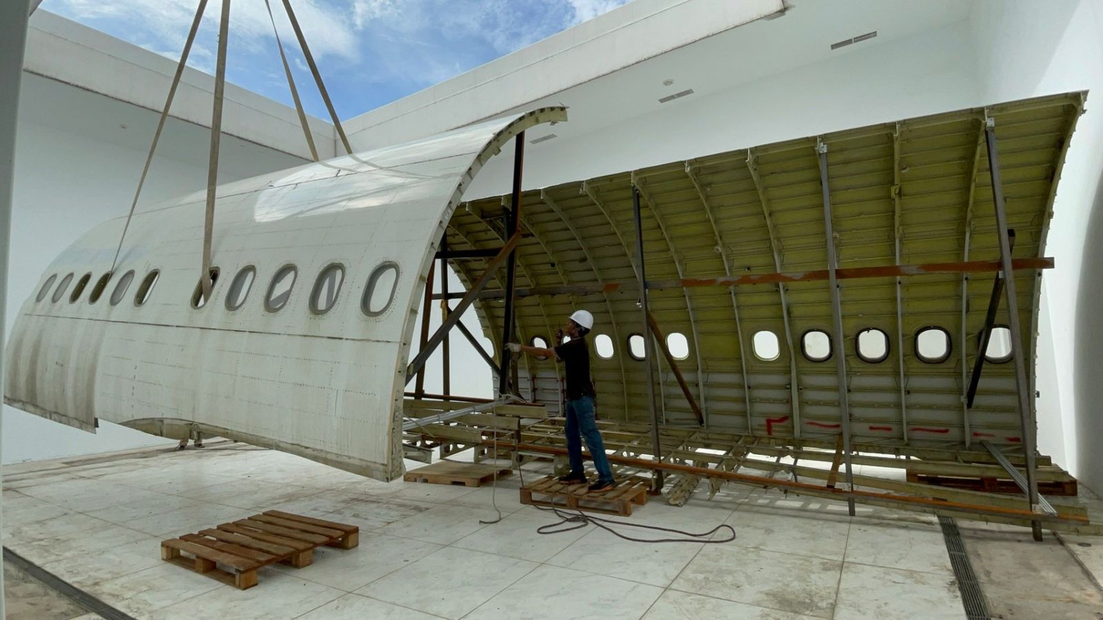 737客機「降落」中央公園 中市建設局：明年初開放體驗 - https://www.watchmedia01.com