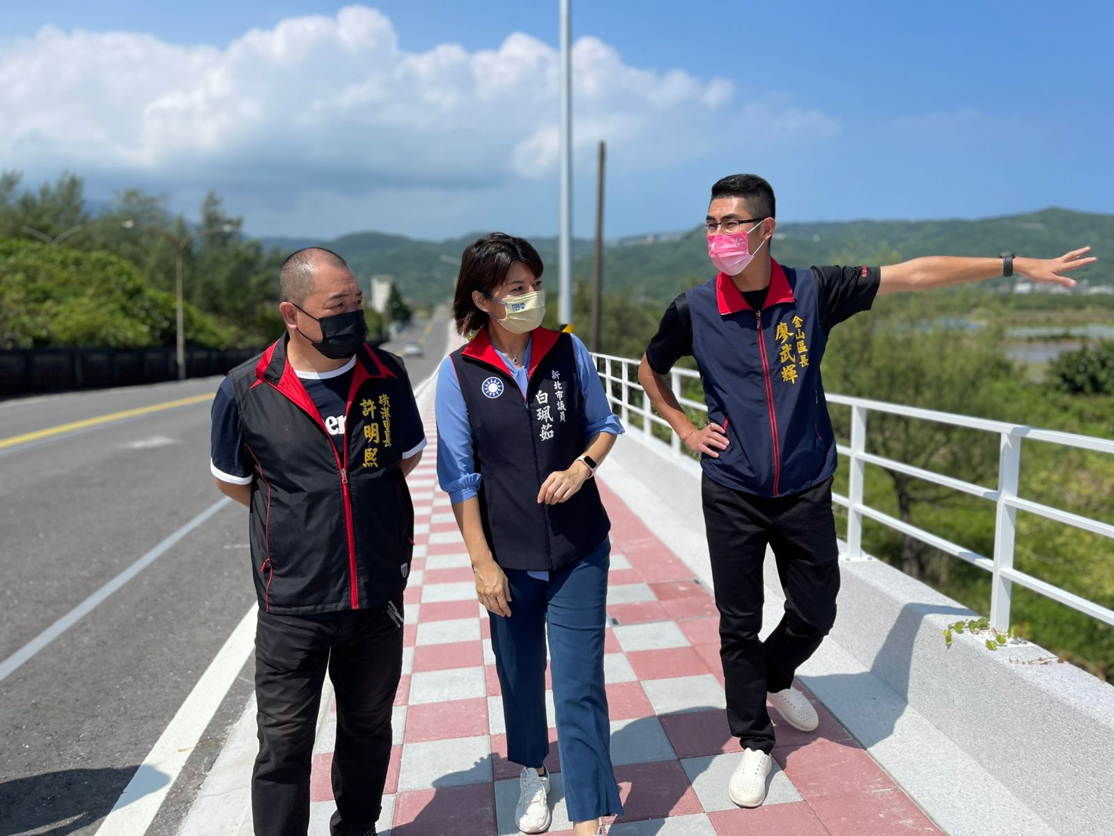 金山區磺清波浪人行道完工　營造友善通行環境 - https://www.watchmedia01.com