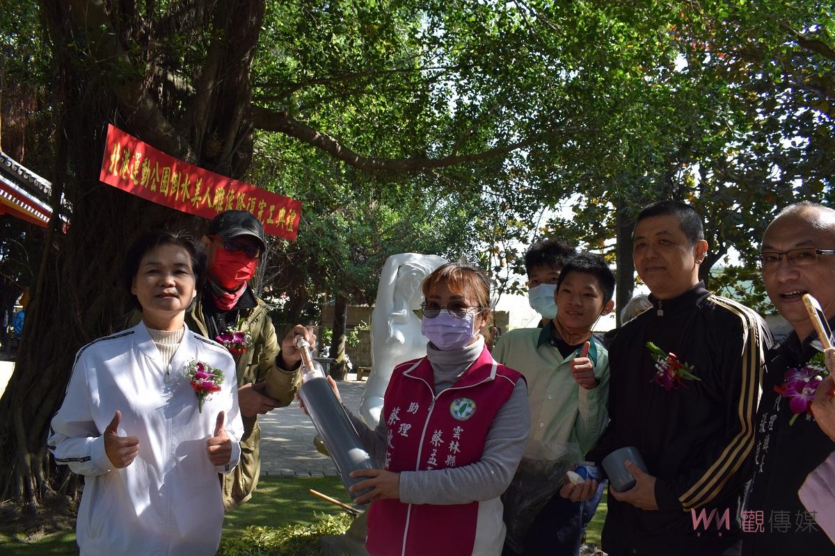 影／北港運動公園噴水池舊址倒水美人修復　百周年重拾舊時光打開時空膠囊 - https://www.watchmedia01.com