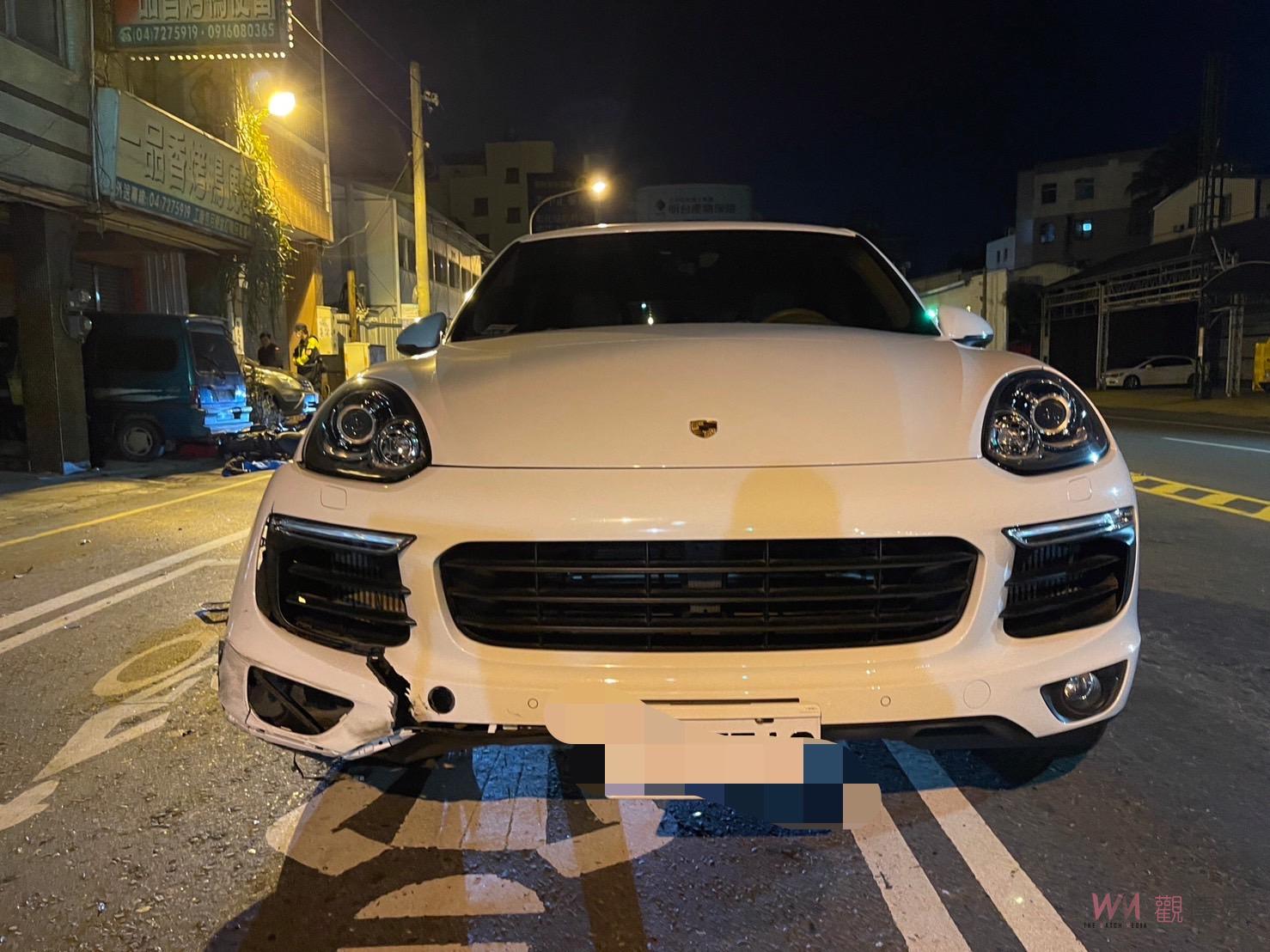 影／慘了！打工一年不夠賠！男大生騎機車「犁田」還撞保時捷 - https://www.watchmedia01.com