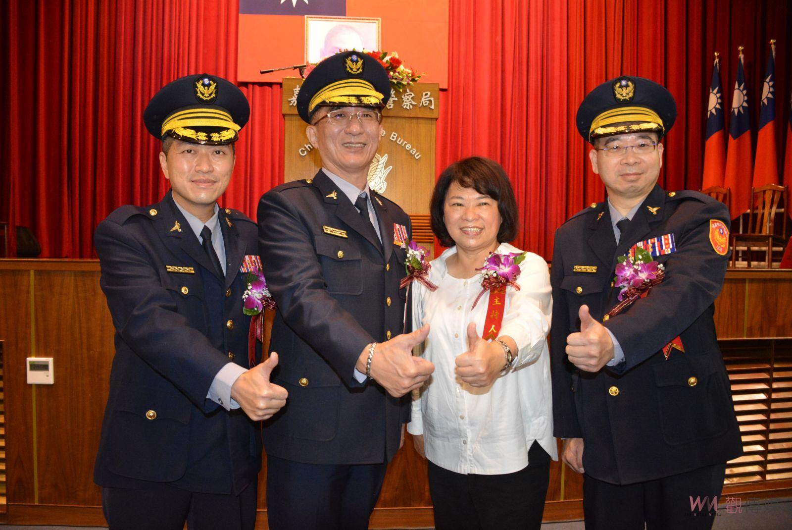 嘉義市新任分局長交接　市長期勉全力以赴一起守護嘉人 - https://www.watchmedia01.com