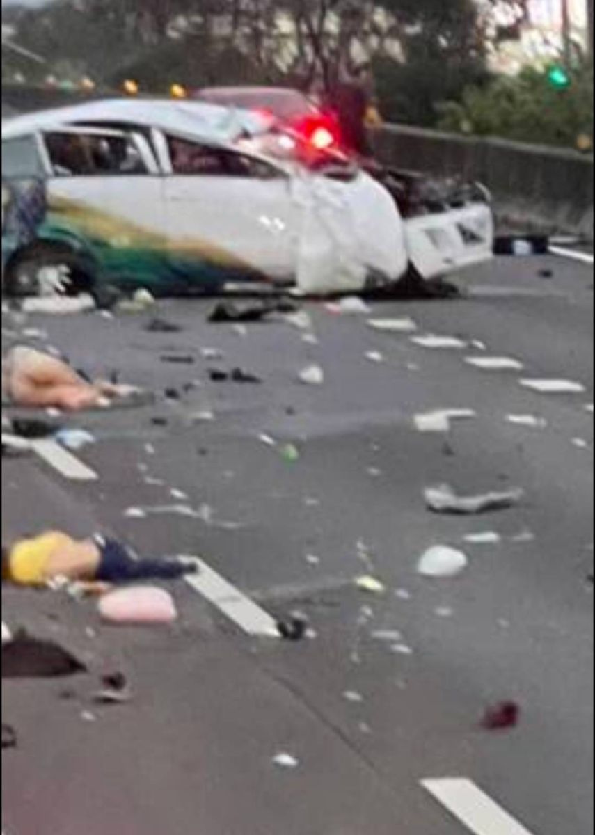 影／驚悚！國道1號南下彰化秀水路段重大車禍4傷 男童噴飛車外身亡 - https://www.watchmedia01.com