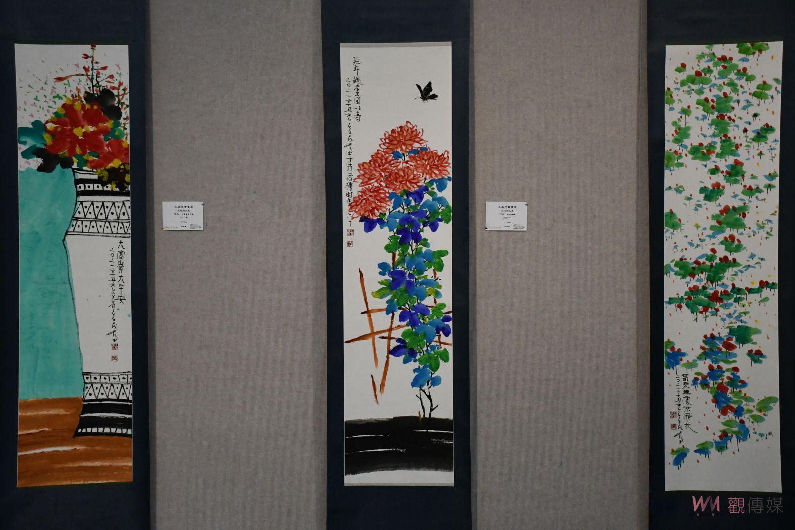 影／四君子表現「現代感」天地有大美-王基茂書畫展 - https://www.watchmedia01.com