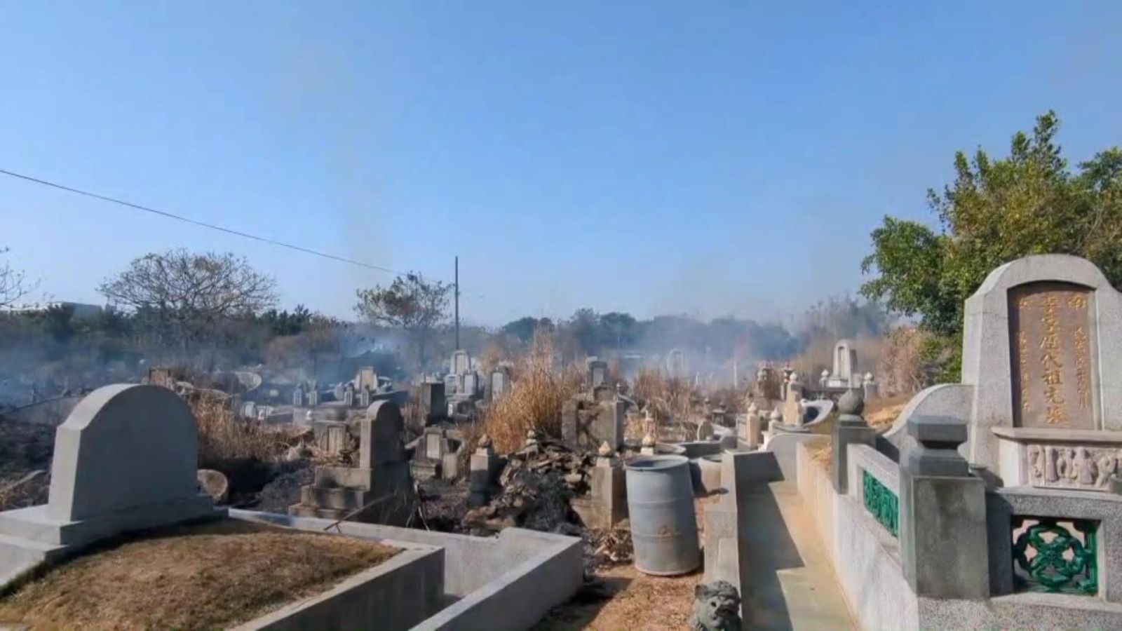 野火燎原！民眾利用228連假提早掃墓　彰化縣公墓及雜草火警頻傳 - https://www.watchmedia01.com