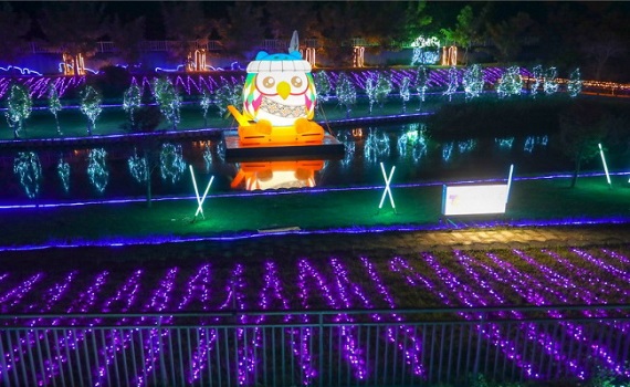 南投燈會裝置藝術貓頭鷹「邵邵」再次現身日月潭 - https://www.watchmedia01.com