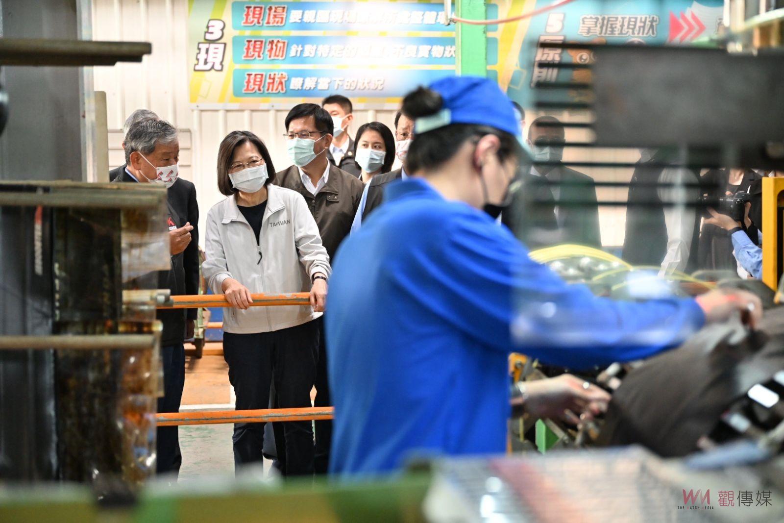 影／蔡總統訪彰化建大輪胎　讓台灣中小企業「越建、越大」 - https://www.watchmedia01.com