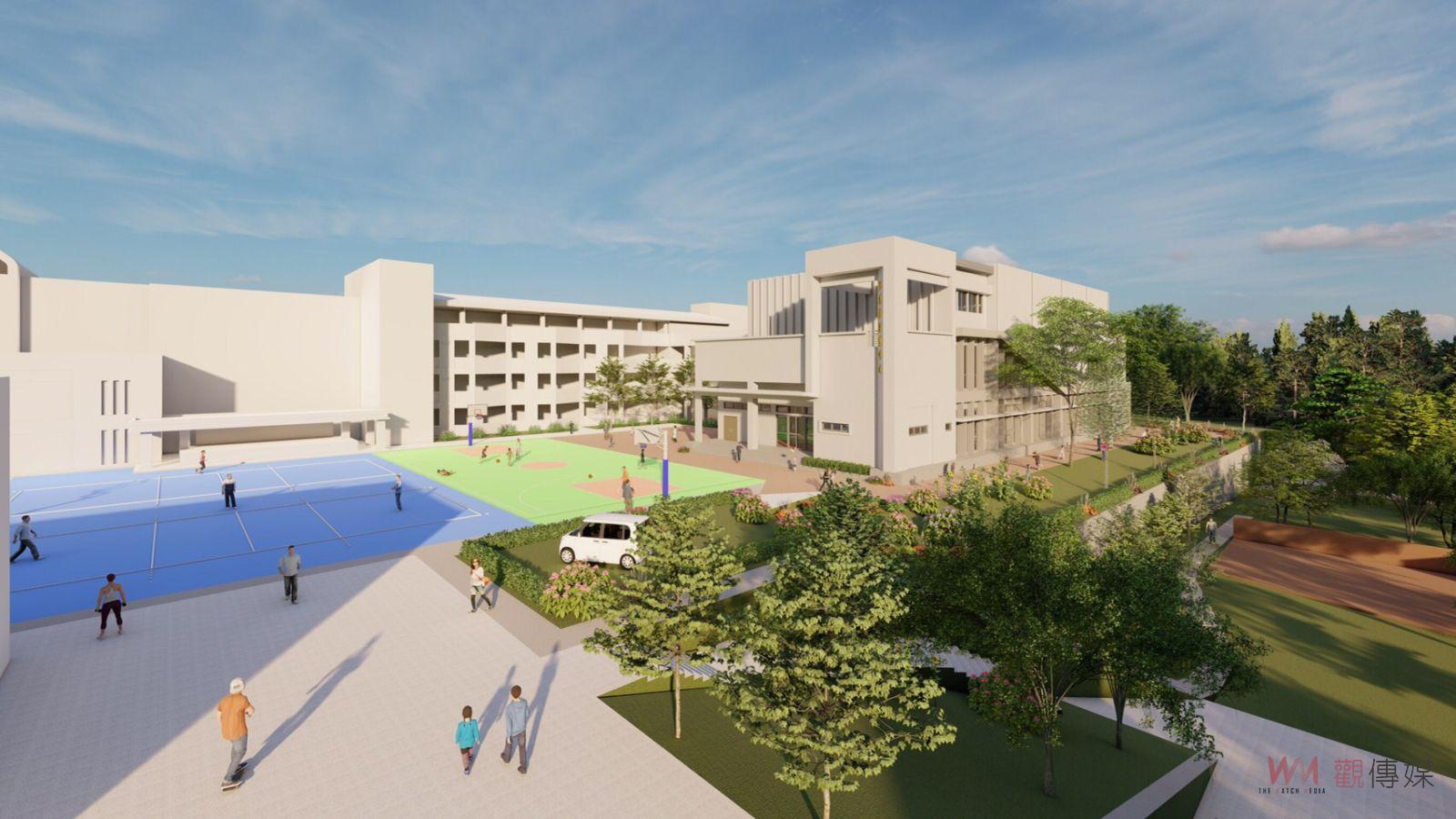 影／物價上漲加碼工程經費　彰藝中新建活動中心動土了 - https://www.watchmedia01.com