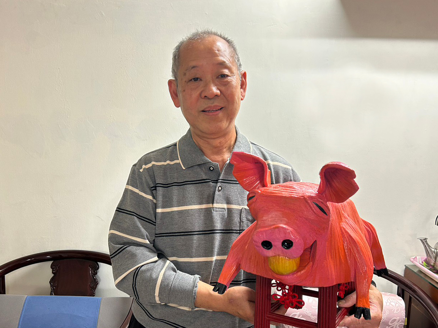 湯爺爺的竹藝人生　成美藝廊展出翠竹白菜19件作品 - https://www.watchmedia01.com