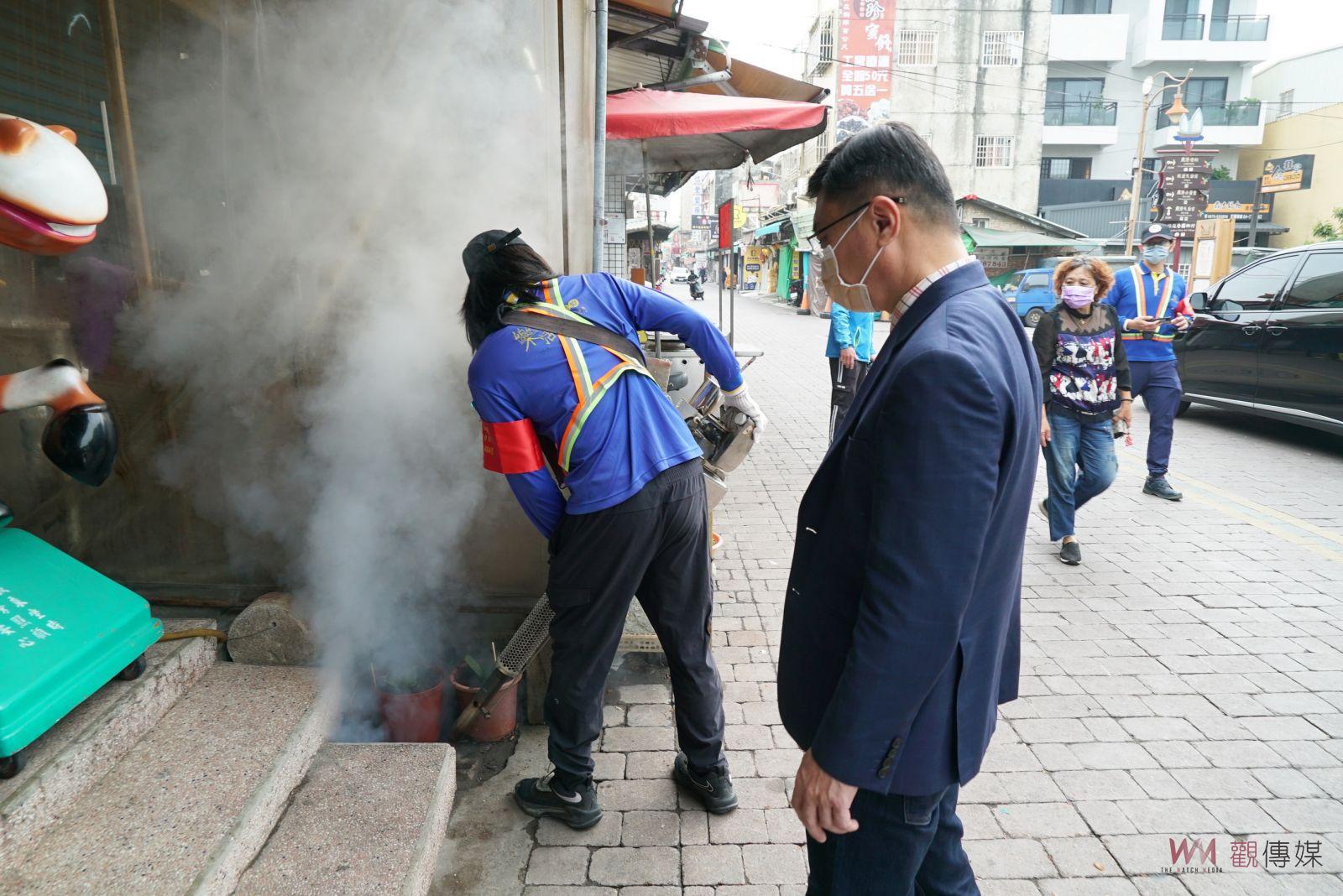影／預防病媒蚊　鹿港公所進行噴藥消毒作業 - https://www.watchmedia01.com