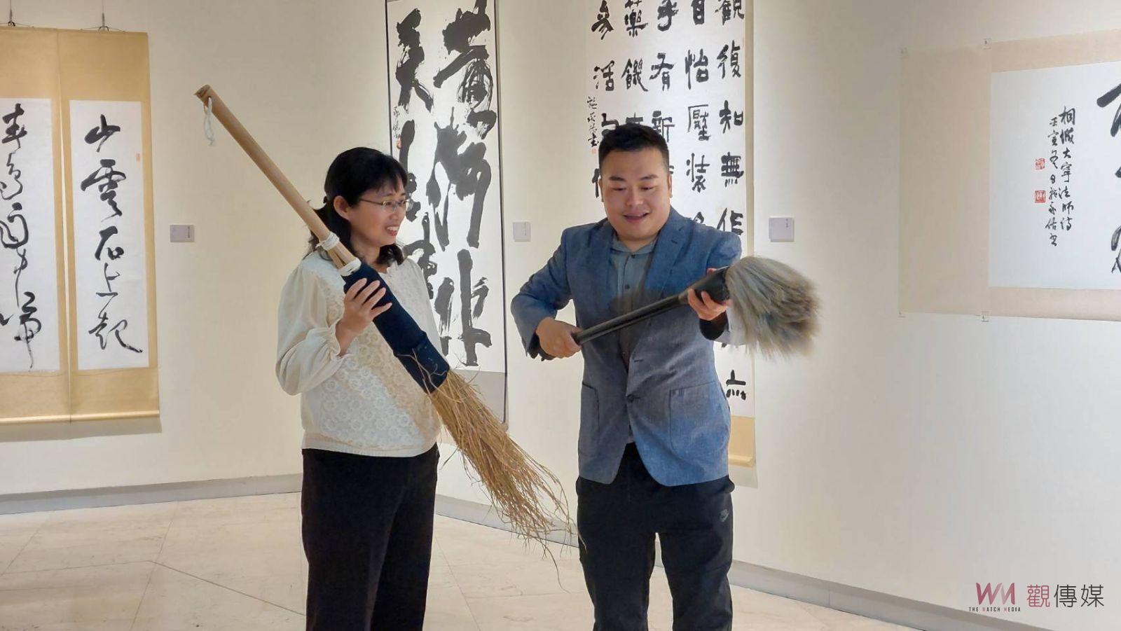 影／書法軟化火爆浪子　彰化縣美術家接力展第109棒施承佑書法展 - https://www.watchmedia01.com