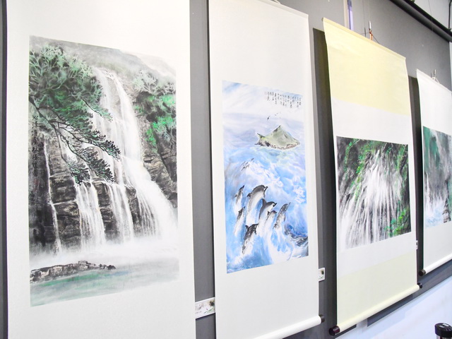 國立秀水高工校慶有山清水秀祝賀 林清鏡院長水墨畫展意造境生 - https://www.watchmedia01.com