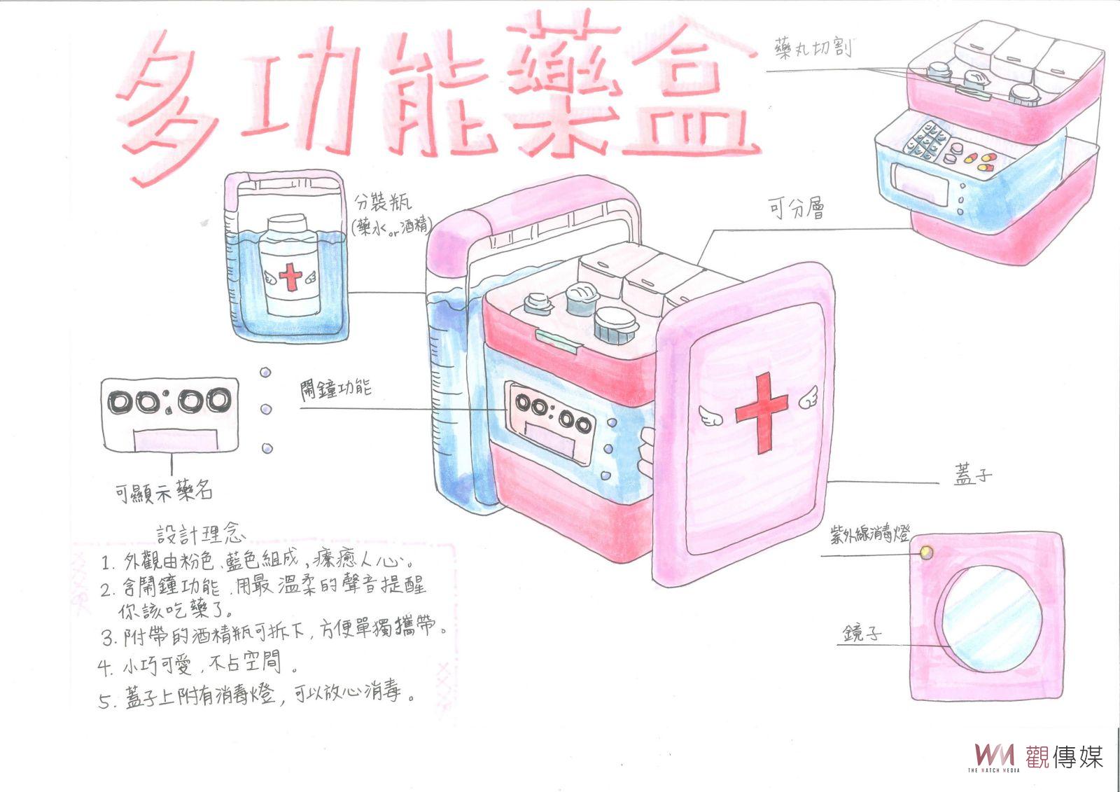 影／「疫」想天開創意防疫用品設計賽　錦和高中空間膠囊奪金賞 - https://www.watchmedia01.com