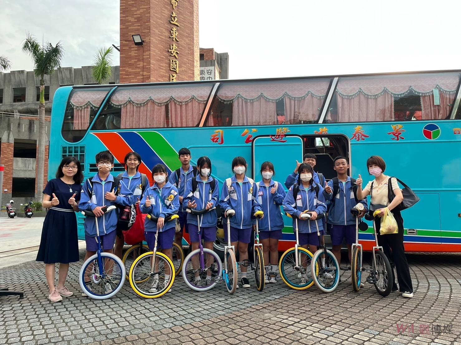 全國獨輪車賽勇奪「團體總錦標冠軍」三冠王 東安國中為桃園爭光 - https://www.watchmedia01.com