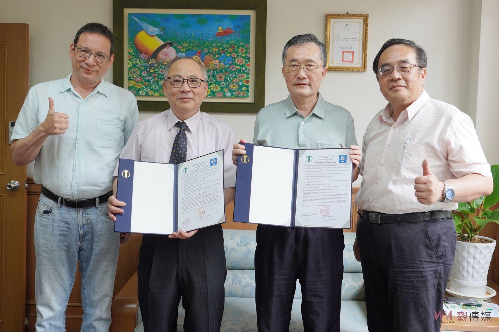 影／姊妹校再添一所！大葉大學與越南河內建築大學簽訂合作備忘錄 - https://www.watchmedia01.com