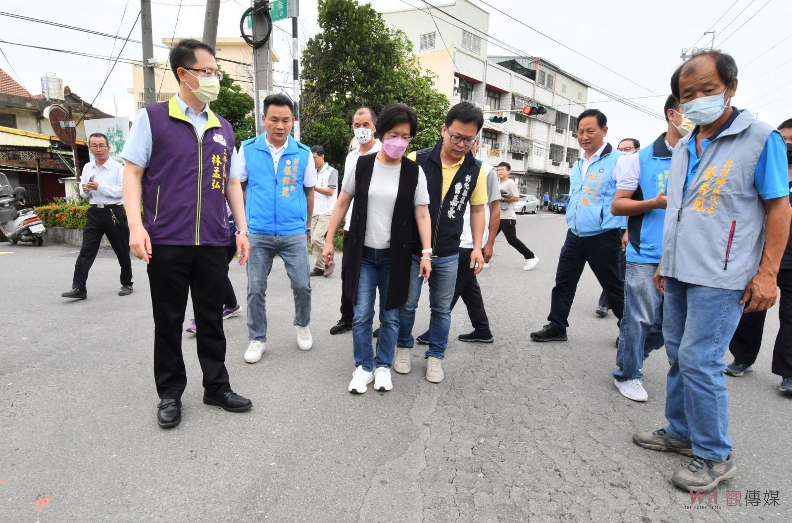 影／大村鄉犁頭厝排水護岸與大溪路道路不平　彰府挹注810萬元改善 - https://www.watchmedia01.com