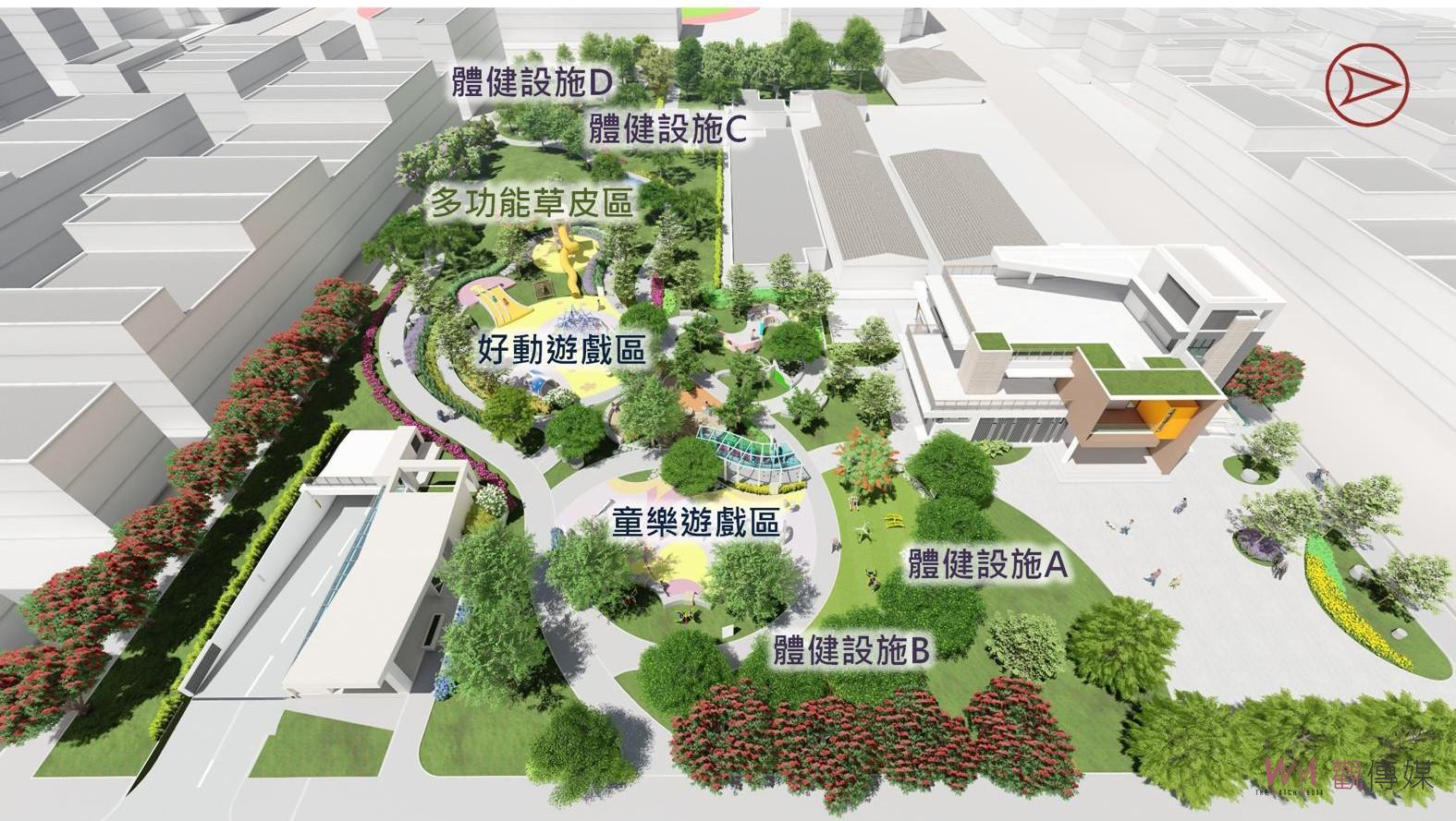 影／彰化縣蛋黃區第一個四合一多功能公園上梁　從幼童照顧到長者 - https://www.watchmedia01.com