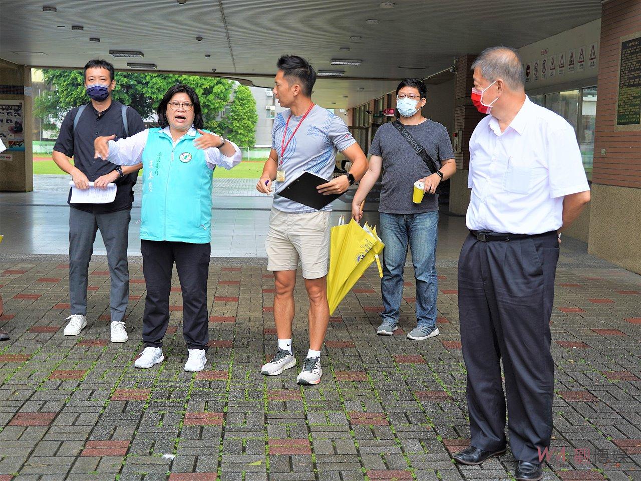 王美惠邀教育部走訪校園 爭取經費解決設施、設備老舊問題 - https://www.watchmedia01.com