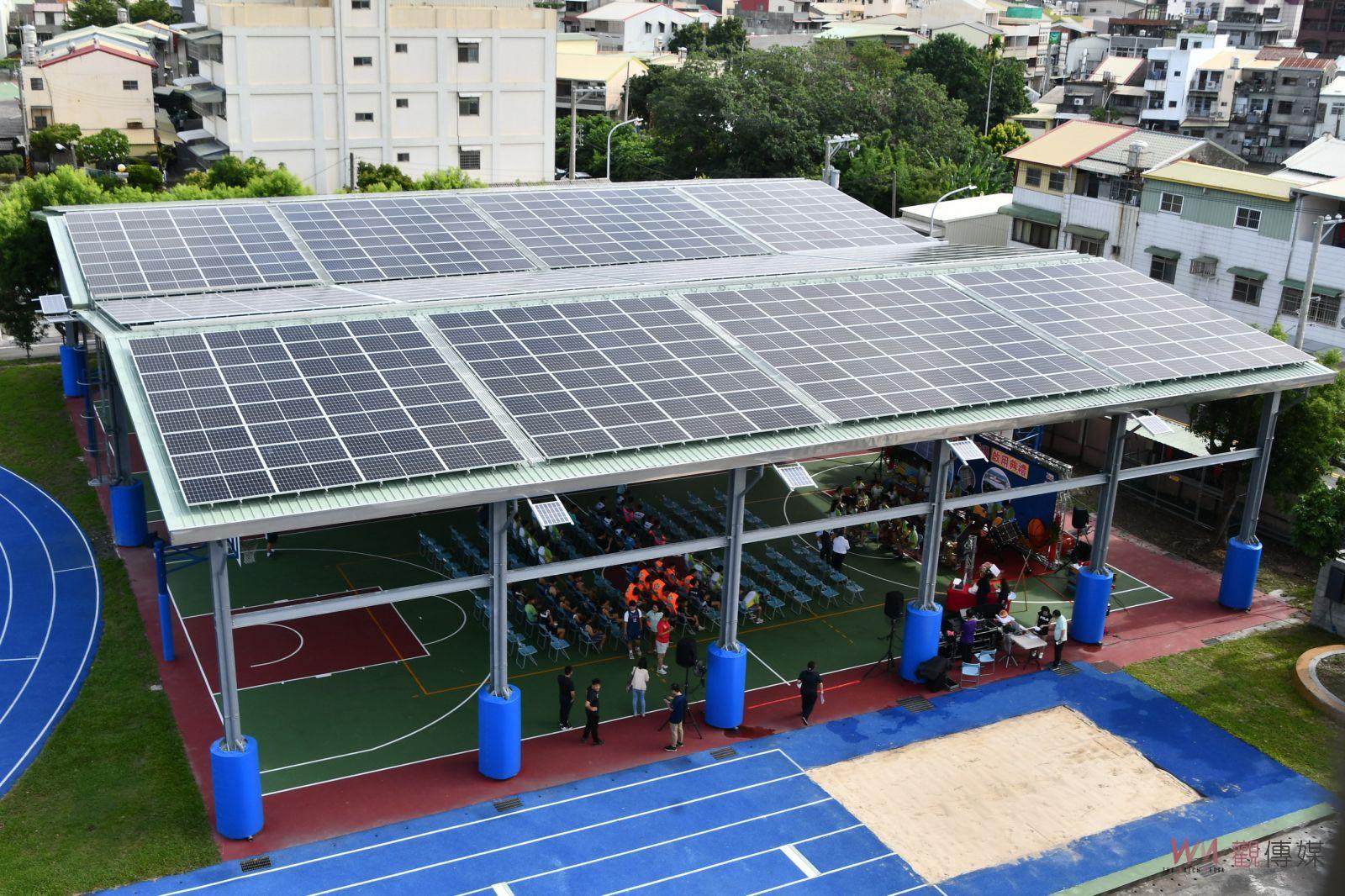 影／校園種電全面散播開來！彰化首座光電球場在田中高中啟用 - https://www.watchmedia01.com