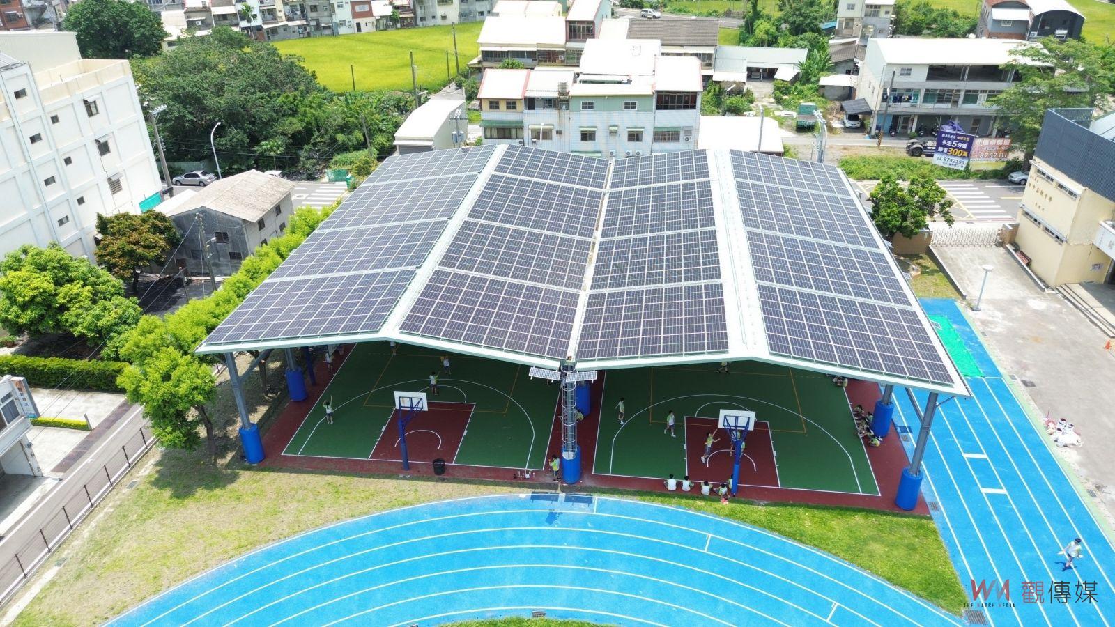 影／校園種電全面散播開來！彰化首座光電球場在田中高中啟用 - https://www.watchmedia01.com