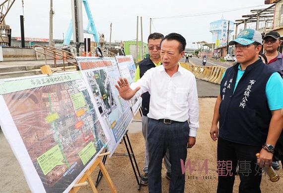 防範杜蘇芮颱風暴風圈影響 翁章梁親自視察布袋海風長堤抽水機整備 - https://www.watchmedia01.com