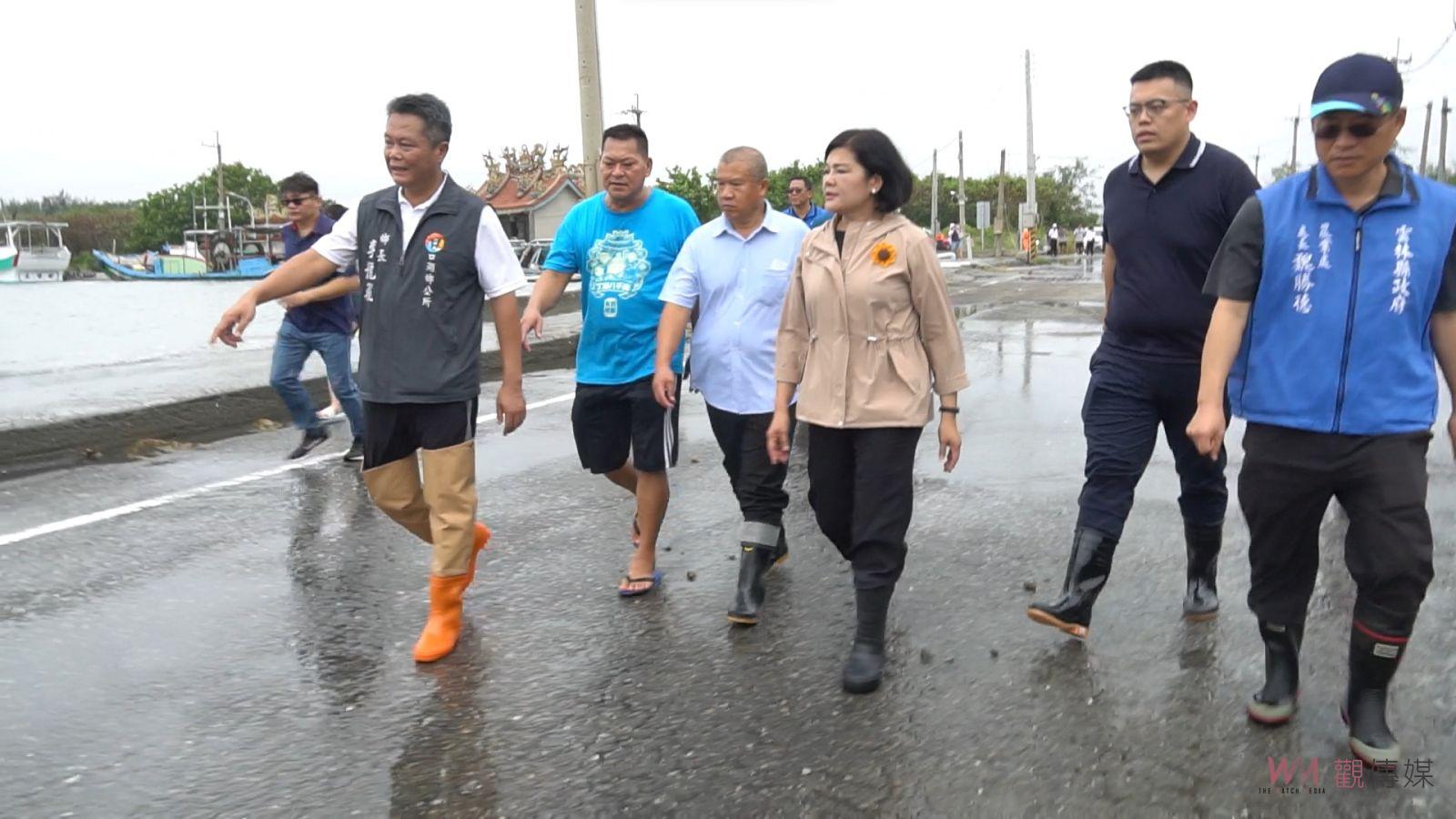 影／海水倒灌淹沒箔子寮漁港　吞噬附近漁塭心血將泡湯 - https://www.watchmedia01.com