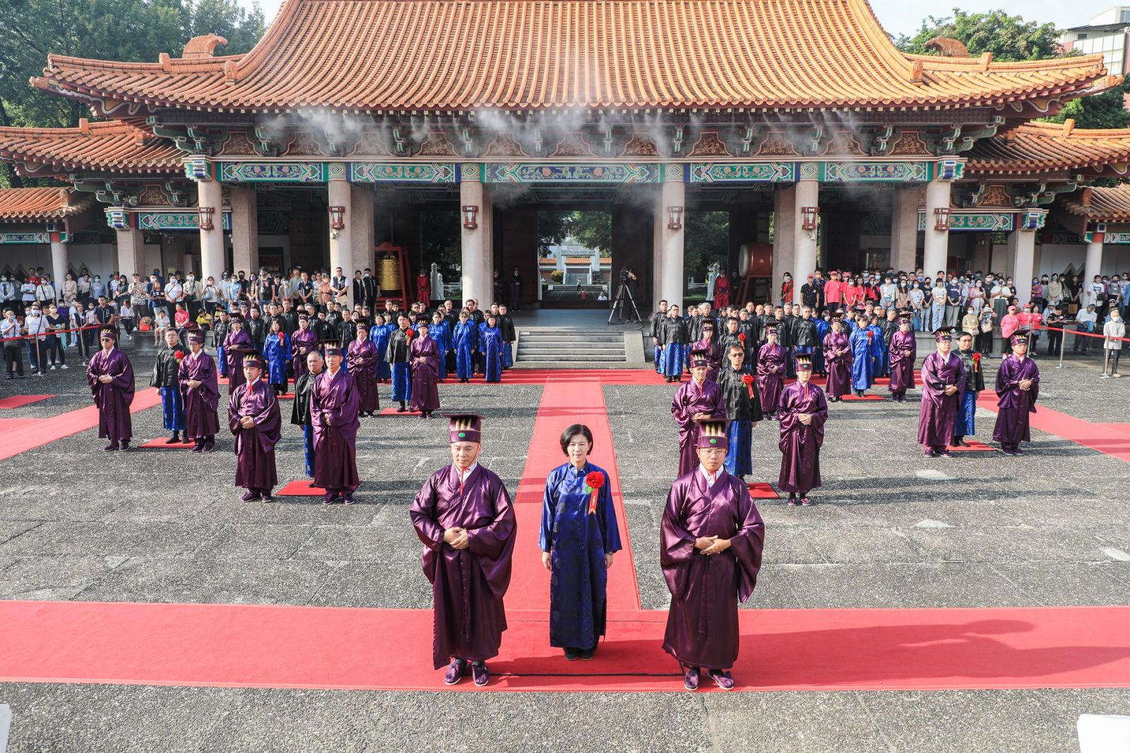 中市孔子誕辰釋奠典禮首見女佾生 永續傳承優良文化 - https://www.watchmedia01.com
