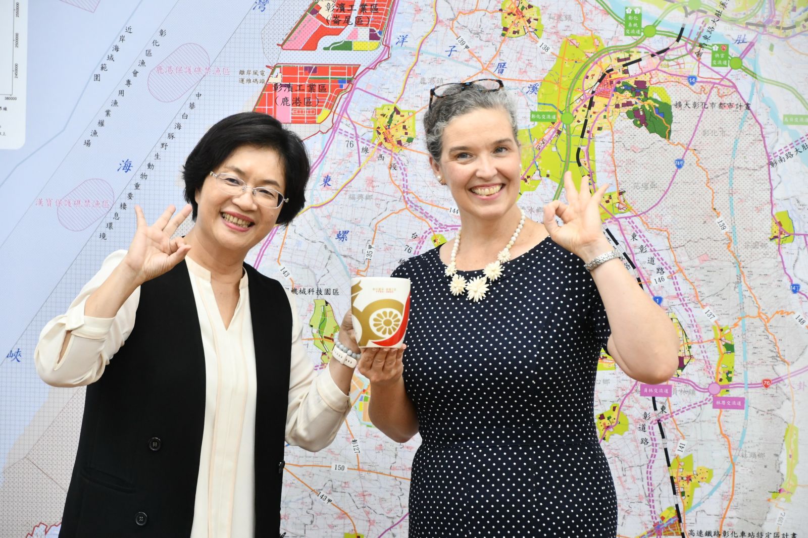 AIT處長孫曉雅訪彰縣府　與縣長王惠美倡議深化雙方產業合作 - https://www.watchmedia01.com