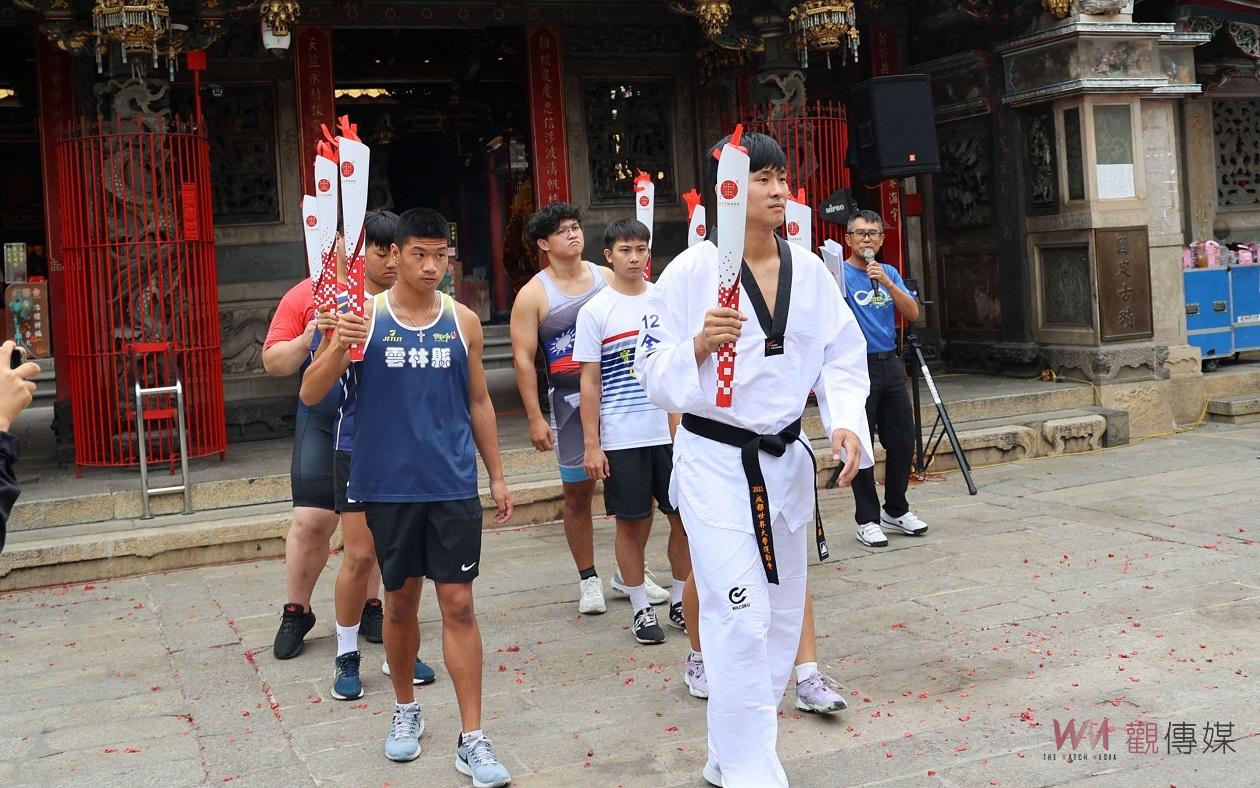 影／全國運動會聖火到北港朝天宮　張縣長期勉選手挑戰超越極限 - https://www.watchmedia01.com