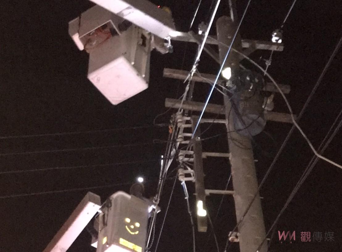 小犬颱風來襲2萬餘戶停電　台電雲林區處積極搶修中 - https://www.watchmedia01.com