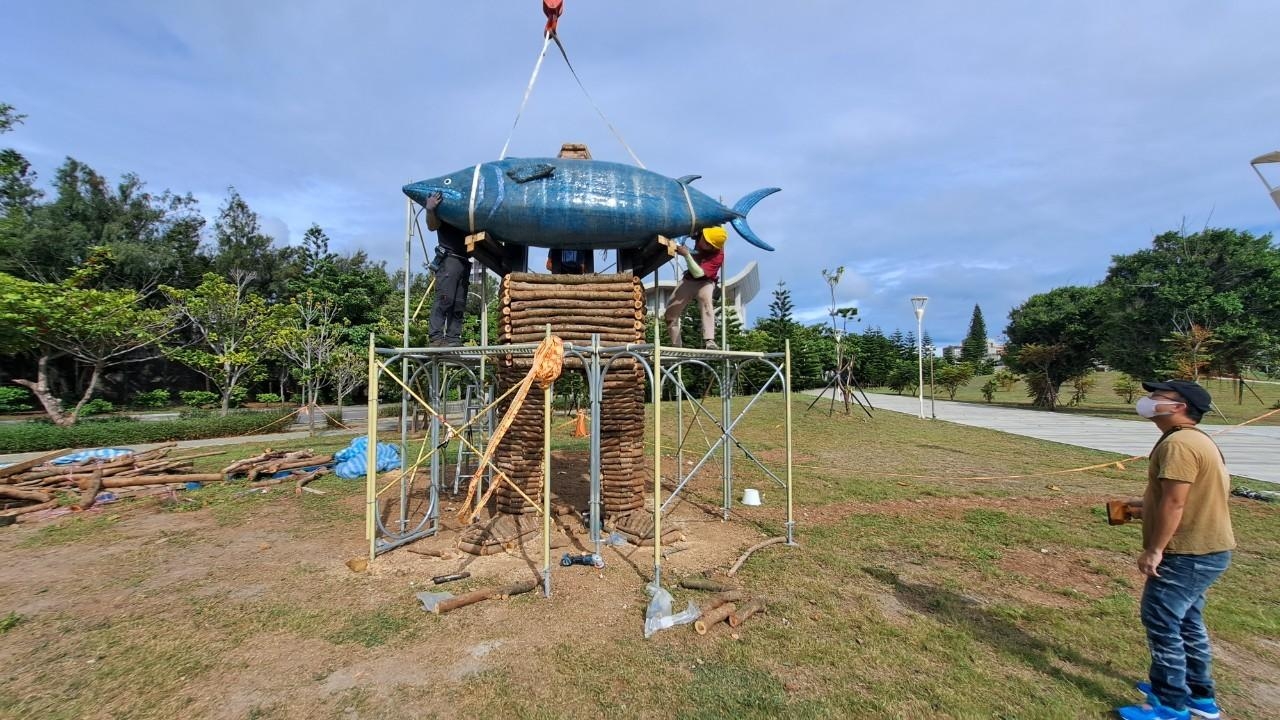 澎湖風情！澎湖國際燈光藝術節　大葉造藝系師生打造守護雕塑 - https://www.watchmedia01.com