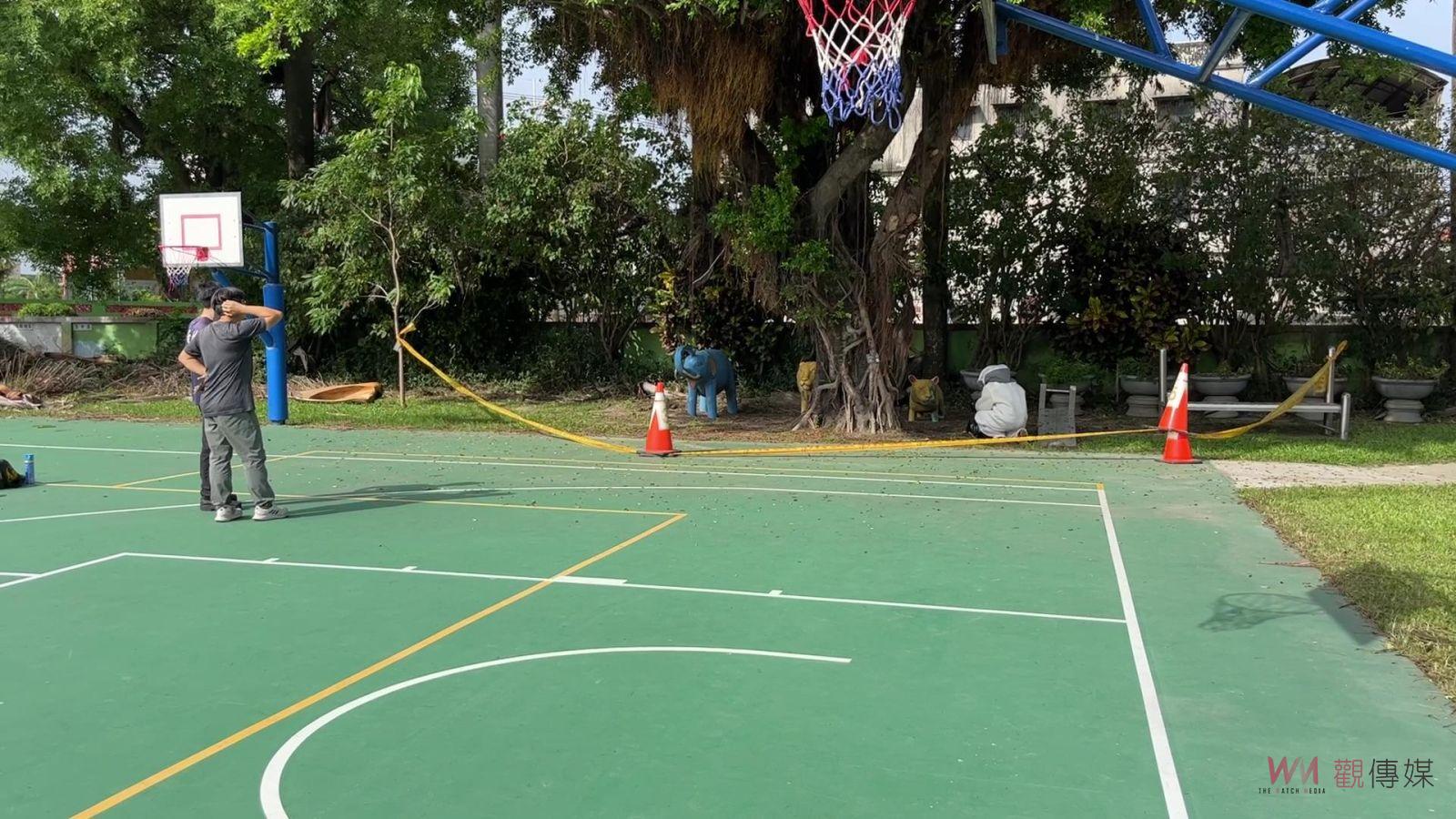 影／小犬颱風強風打落大園國小校園內虎頭蜂窩　校方拉起警戒線 - https://www.watchmedia01.com
