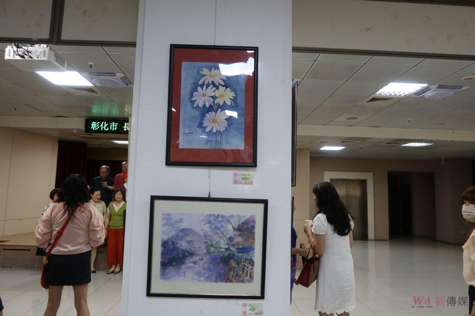 影／長者繪出精彩畫作　綻放藝術風采　彰化市長青大學水彩班聯展 - https://www.watchmedia01.com