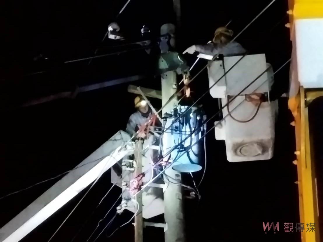 惡犬颱風造成雲林8萬停電戶　雙十節前台電全部修復供電 - https://www.watchmedia01.com