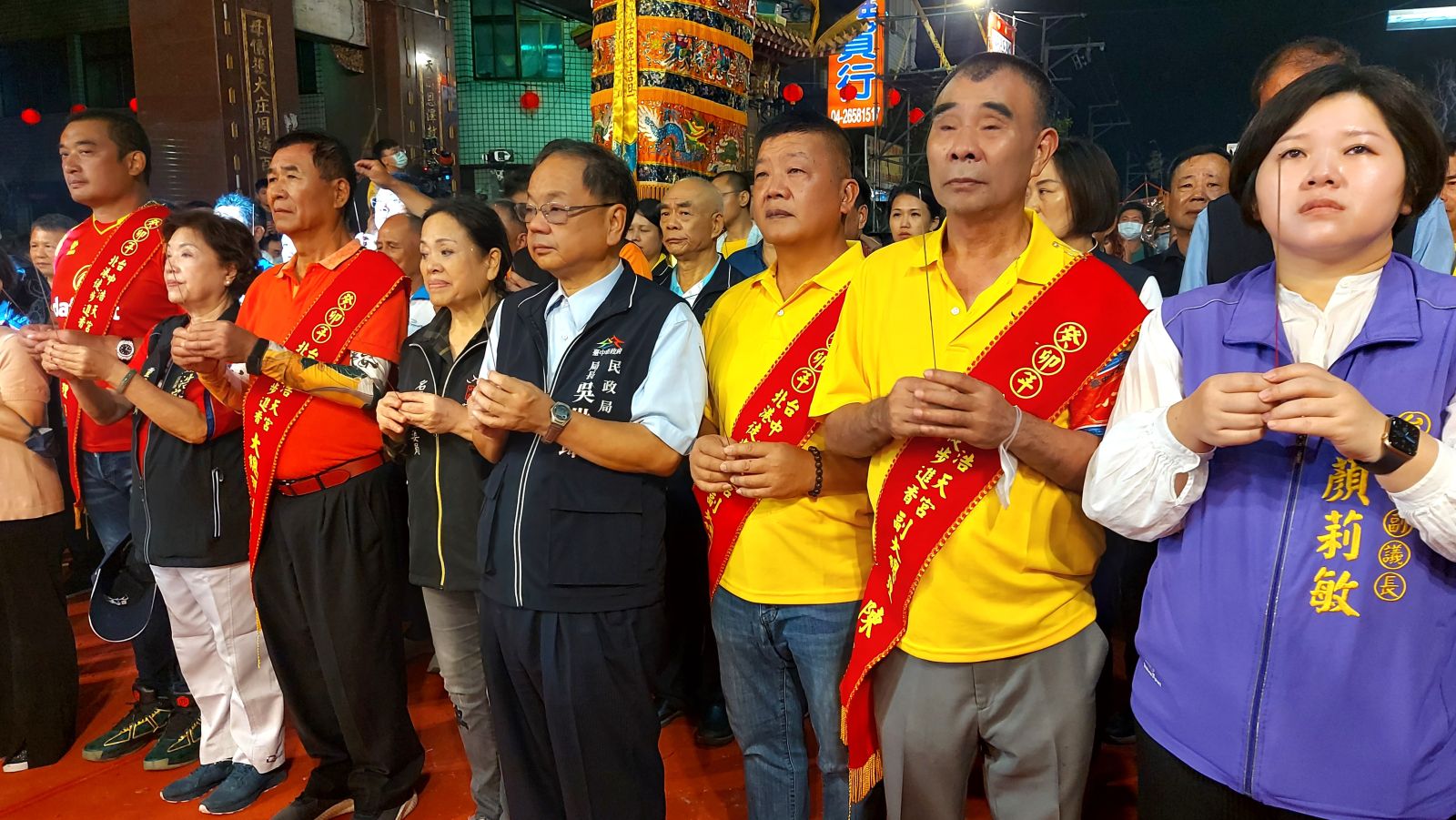 大庄媽7天6夜遶境祈福回鑾 信眾接駕為台中祈福 - https://www.watchmedia01.com