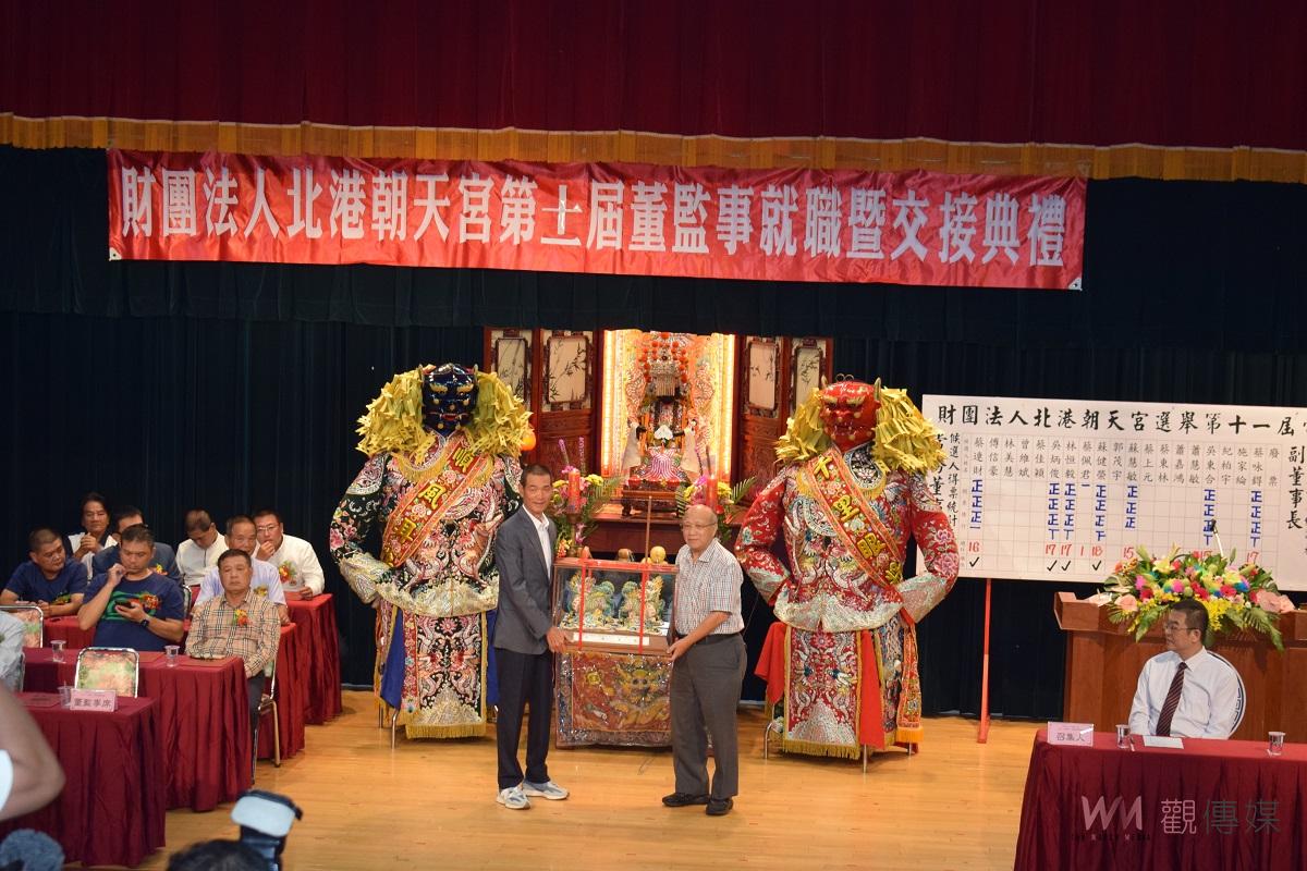 影／北港朝天宮第11屆董監事就職 董事長蔡咏鍀高票連任 - https://www.watchmedia01.com