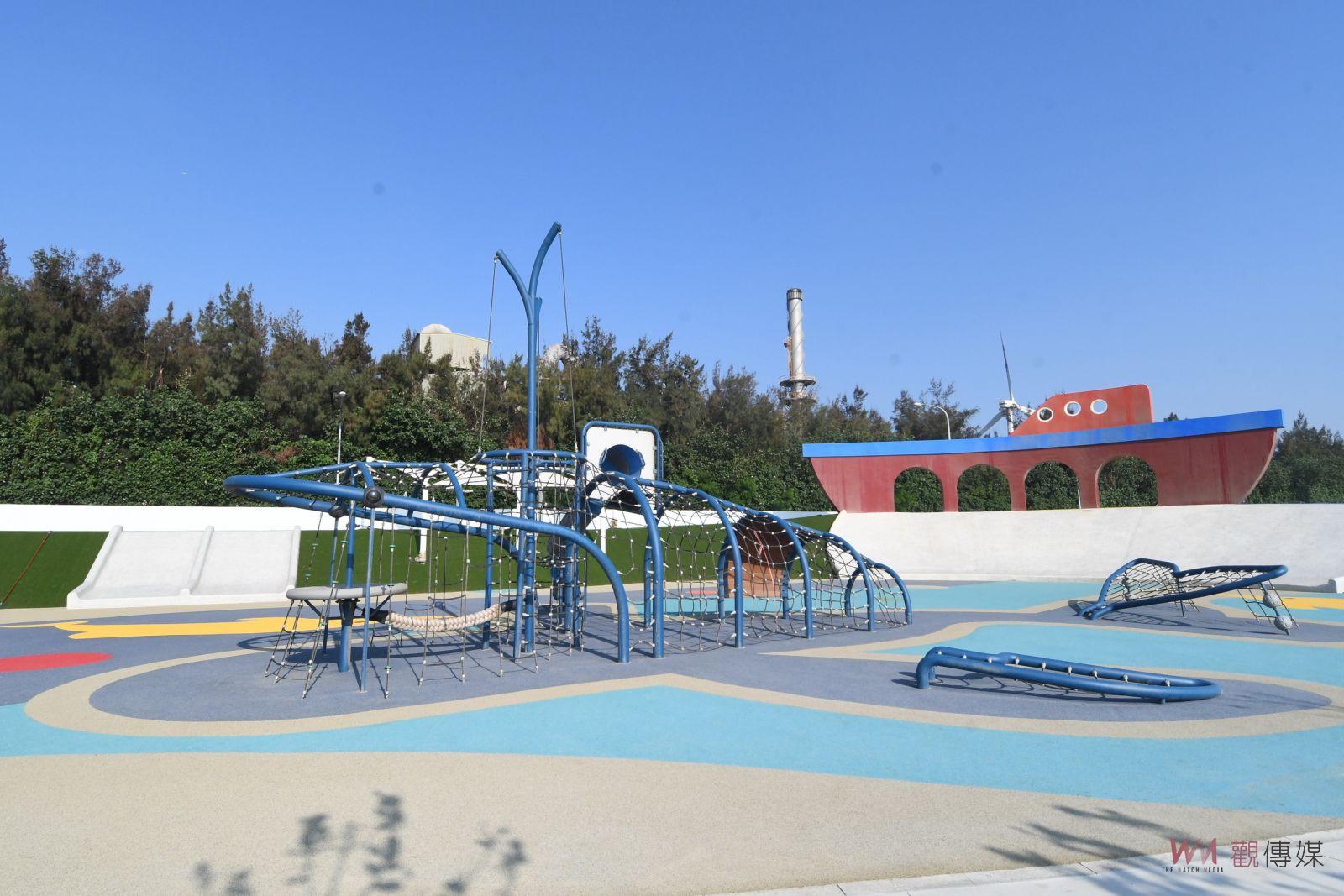影／白色海豚屋慶安水道水岸遊憩公園年底將完工 - https://www.watchmedia01.com