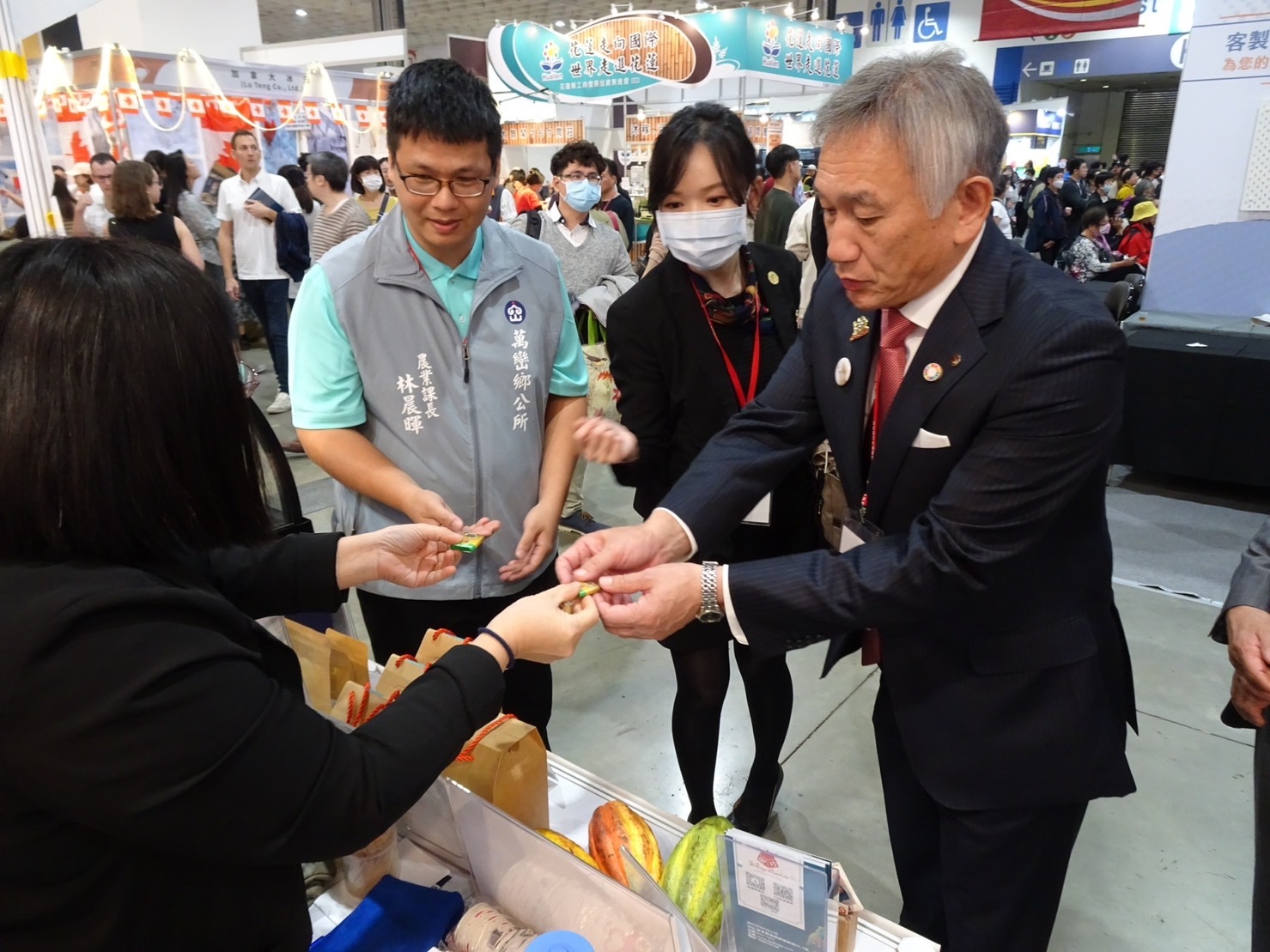 2023台北國際食品暨設備展 萬巒鄉公所代表團榮幸與日本秋田縣代表團共同齊聚 - https://www.watchmedia01.com