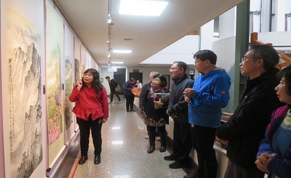 玉管處舉辦玉山之美國畫特展 國土保育永續長存 - https://www.watchmedia01.com