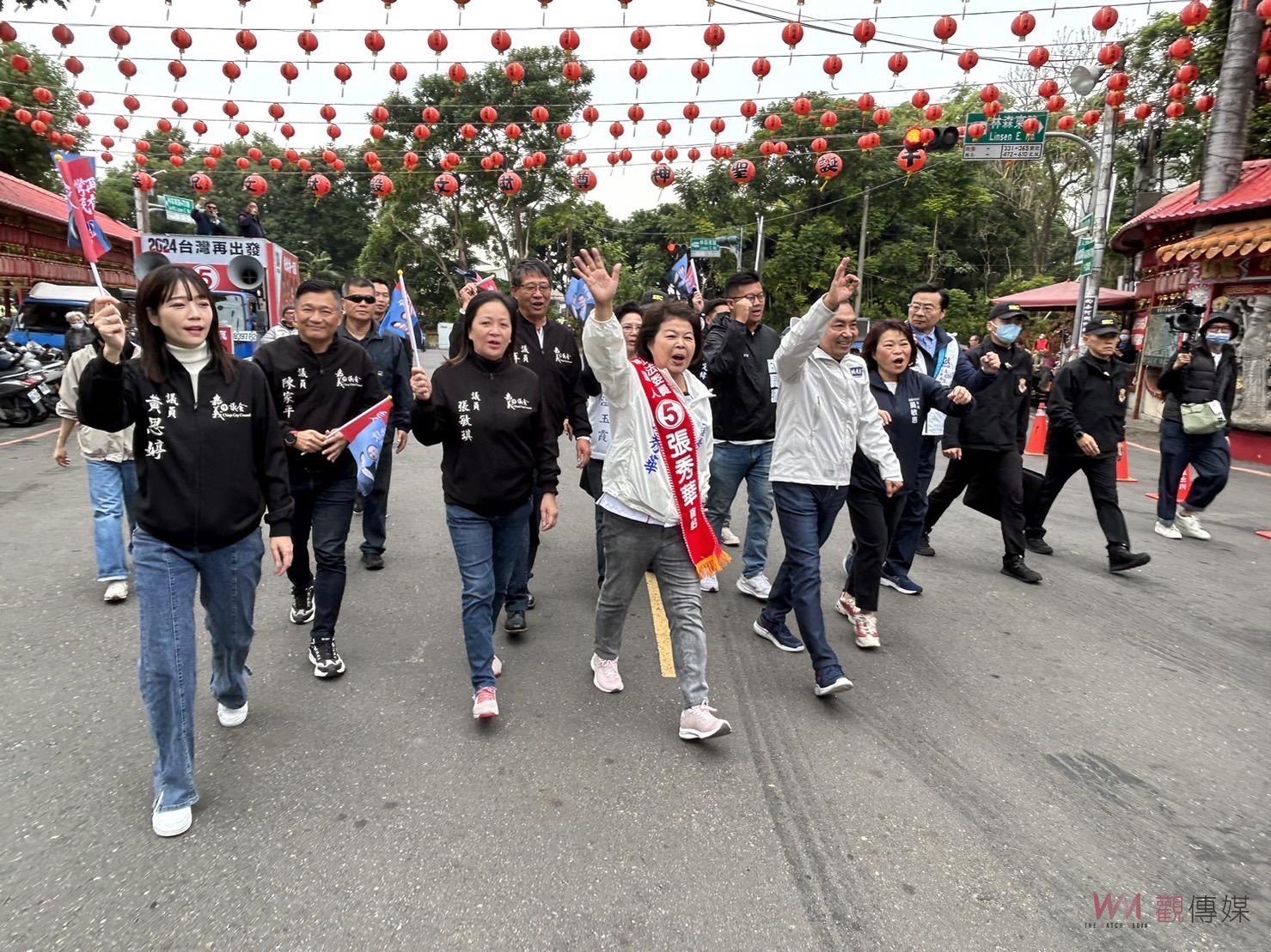 嘉義人挺嘉義人　侯友宜陪同張秀華掃街拜票 - https://www.watchmedia01.com